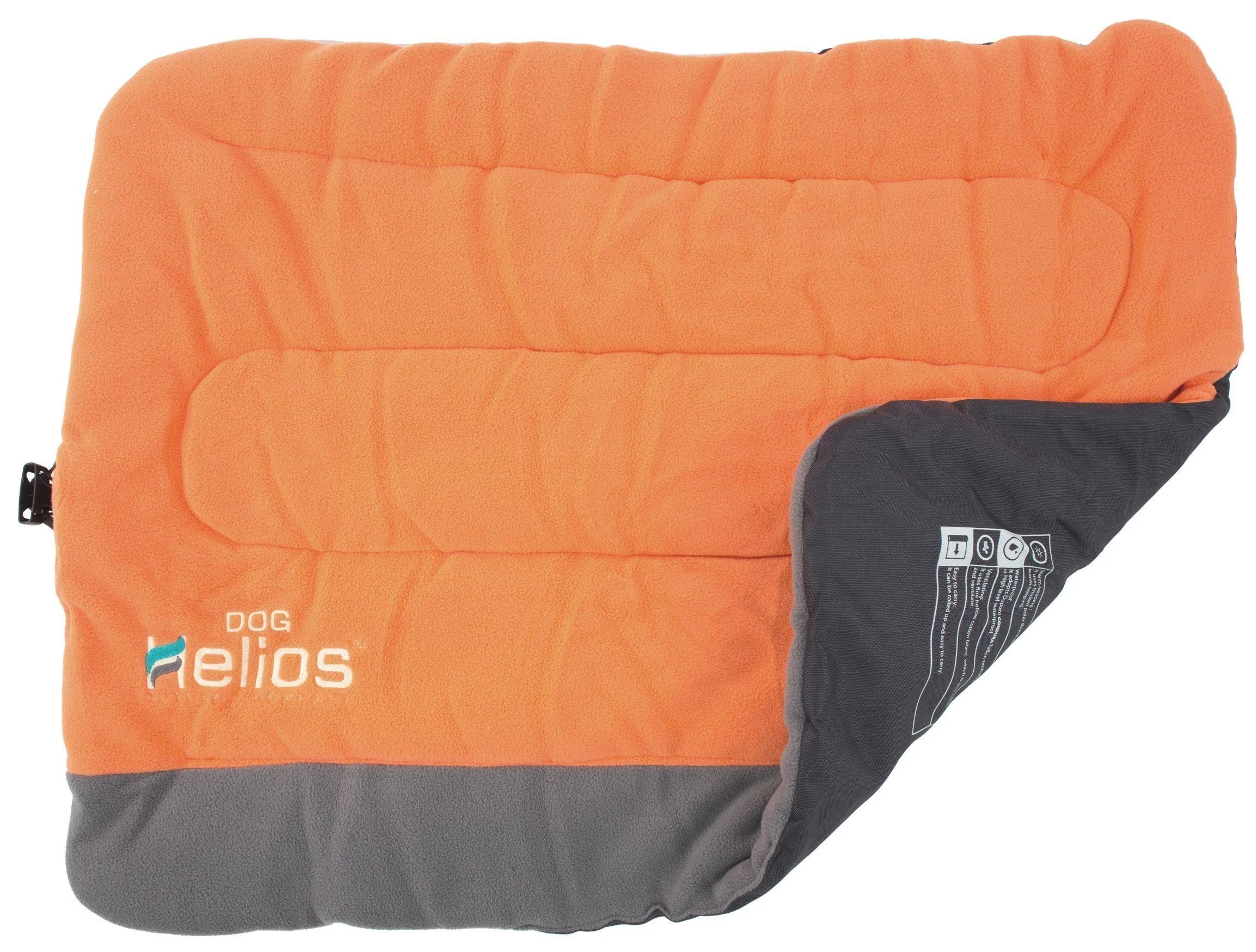 Dog Helios ® 'Combat-Terrain' Cordura-Nyco Reversible Nylon & Fleece Travel Camping Dog Bed - Image 11