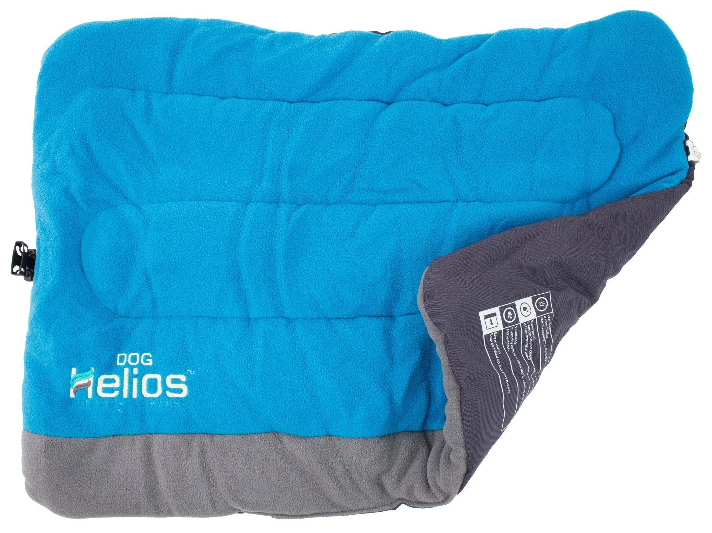 Dog Helios ® 'Combat-Terrain' Cordura-Nyco Reversible Nylon & Fleece Travel Camping Dog Bed - Image 5
