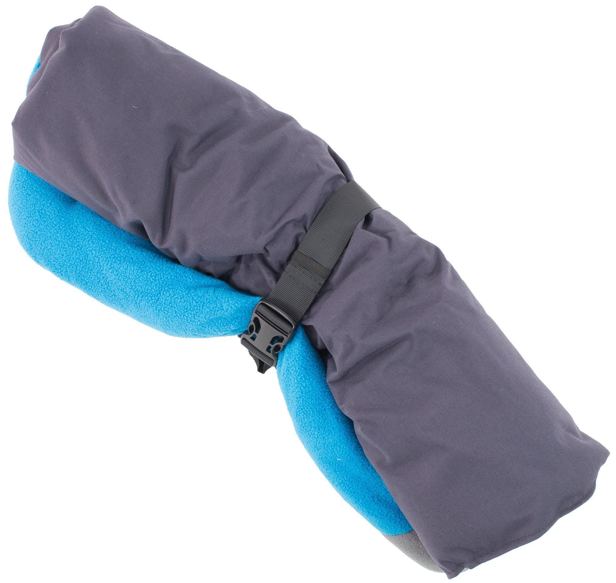 Dog Helios ® 'Combat-Terrain' Cordura-Nyco Reversible Nylon & Fleece Travel Camping Dog Bed - Image 7