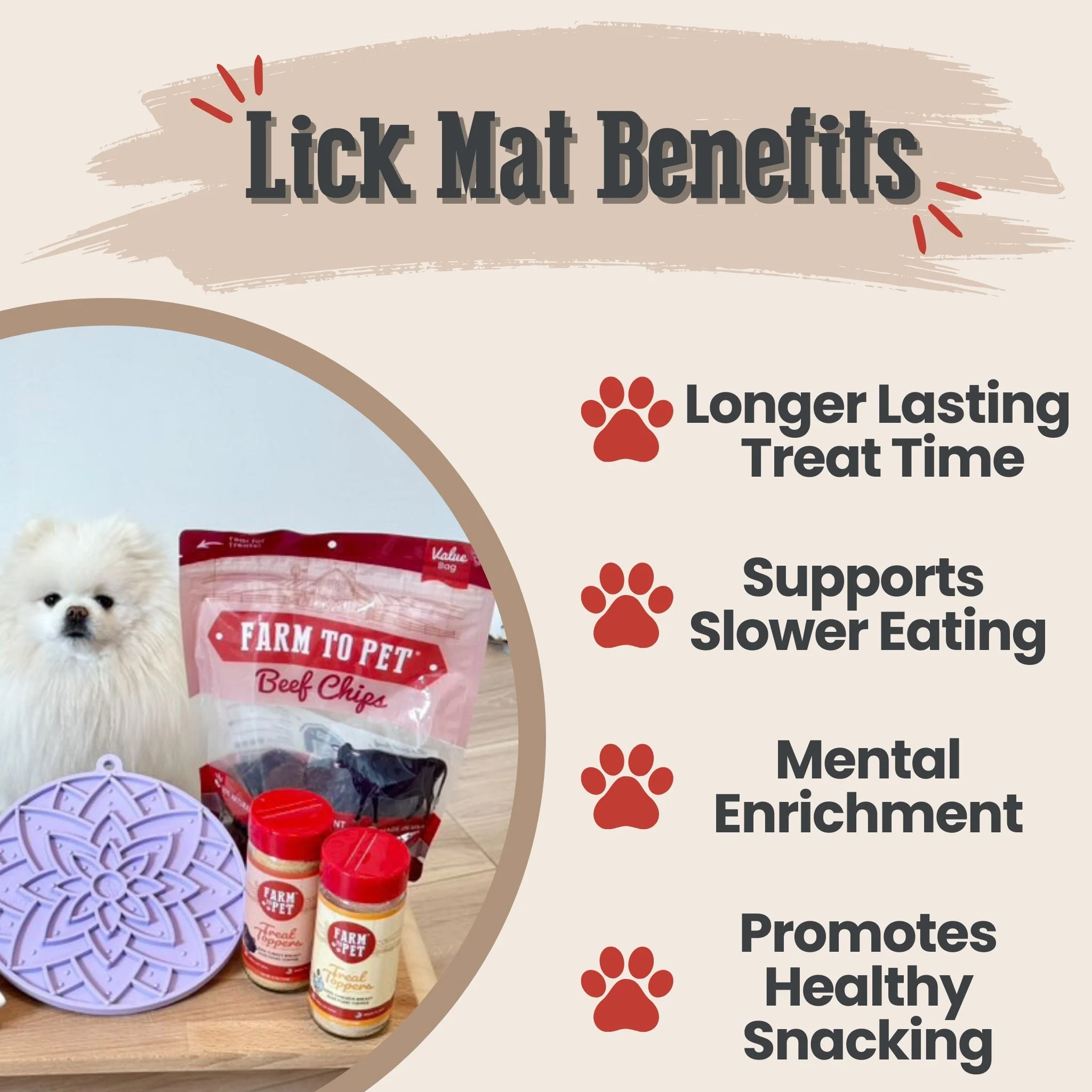 Farm To Pet Choice of Dog Lick Mat with Suction Cups - Image 20