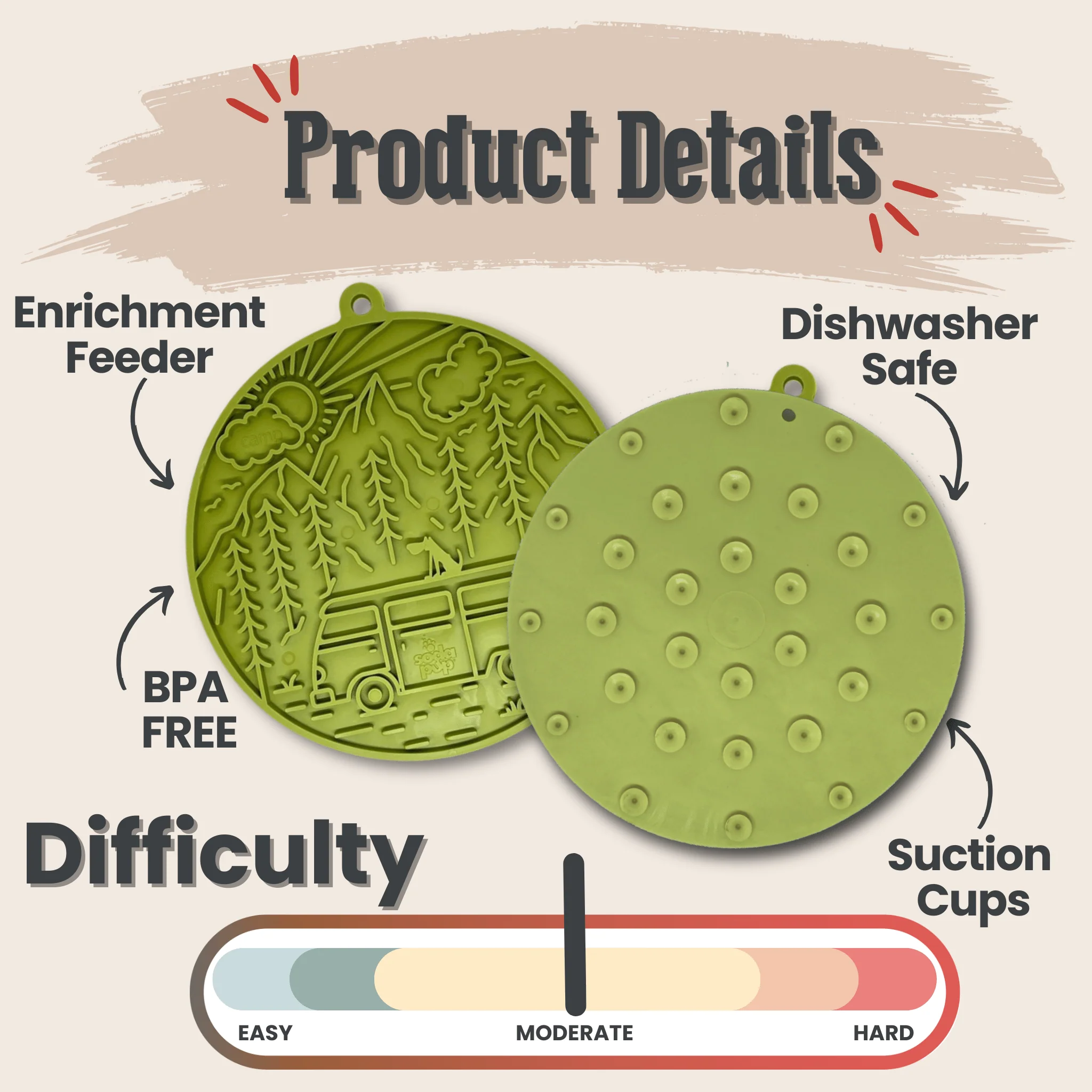 Farm To Pet Choice of Dog Lick Mat with Suction Cups - Image 26