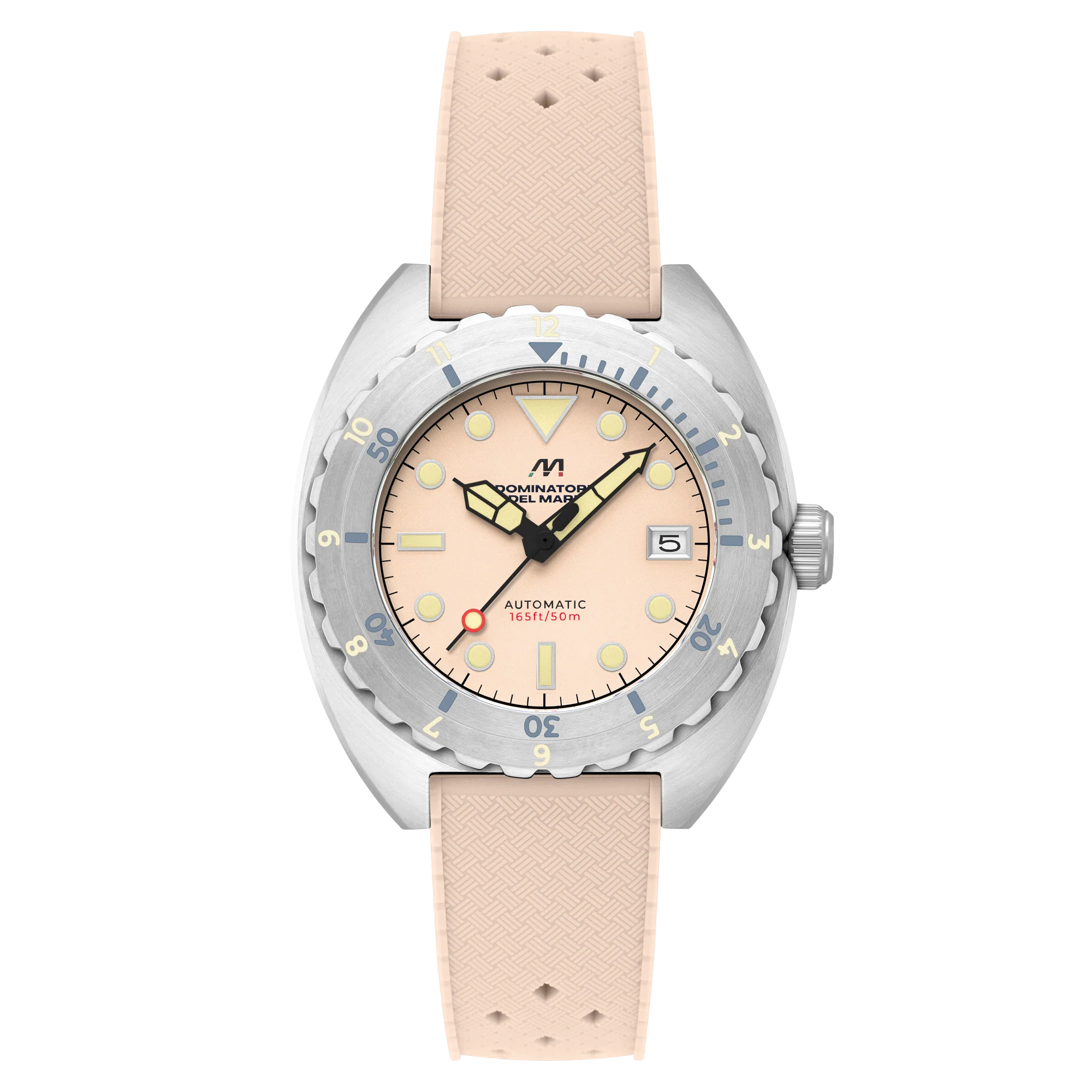 Dominatore Del Mare Men's 44mm Amalfi Automatic Silicone Strap Watch - Image 2
