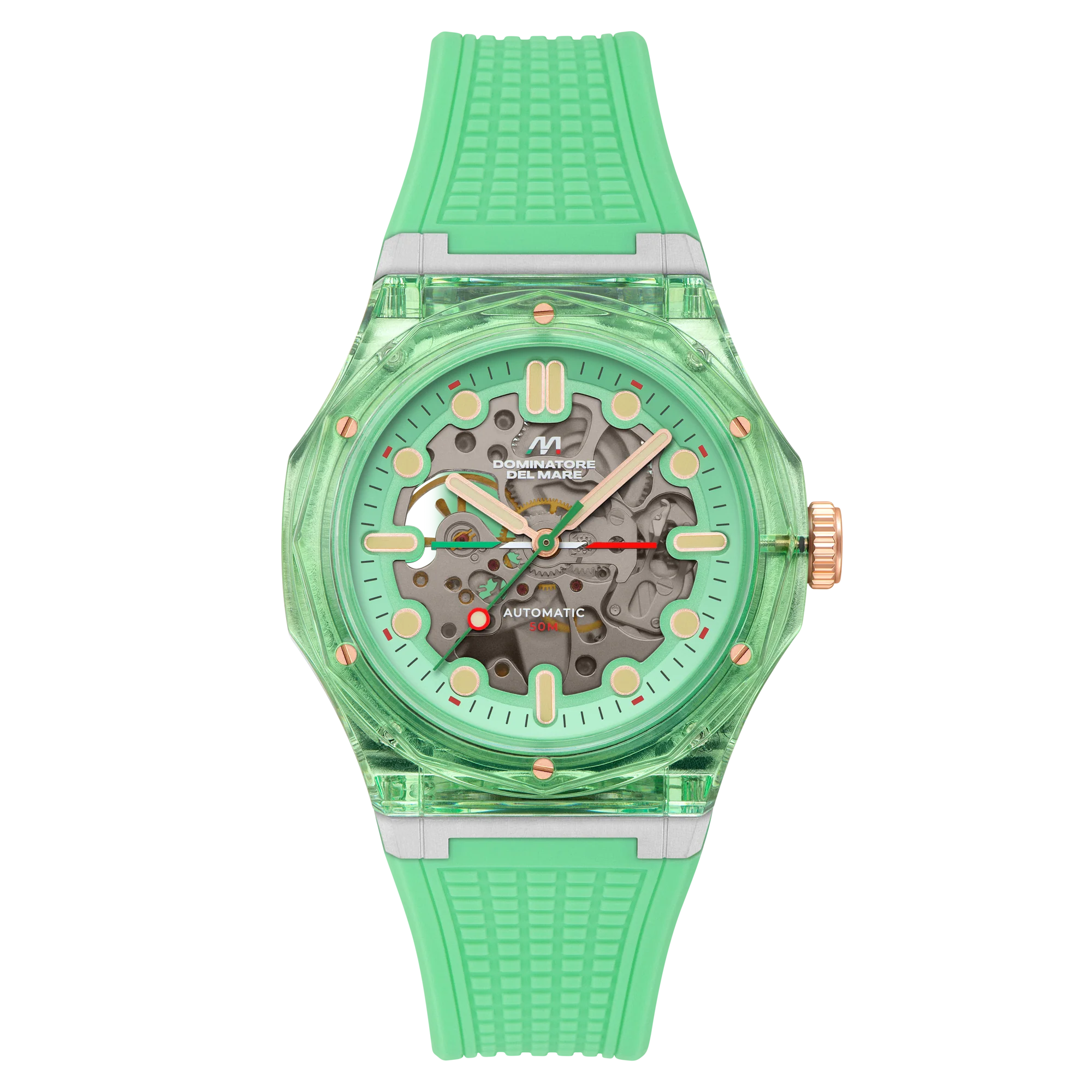 Dominatore Del Mare Men's 45mm Ravello Automatic Silicone Strap Watch - Image 2
