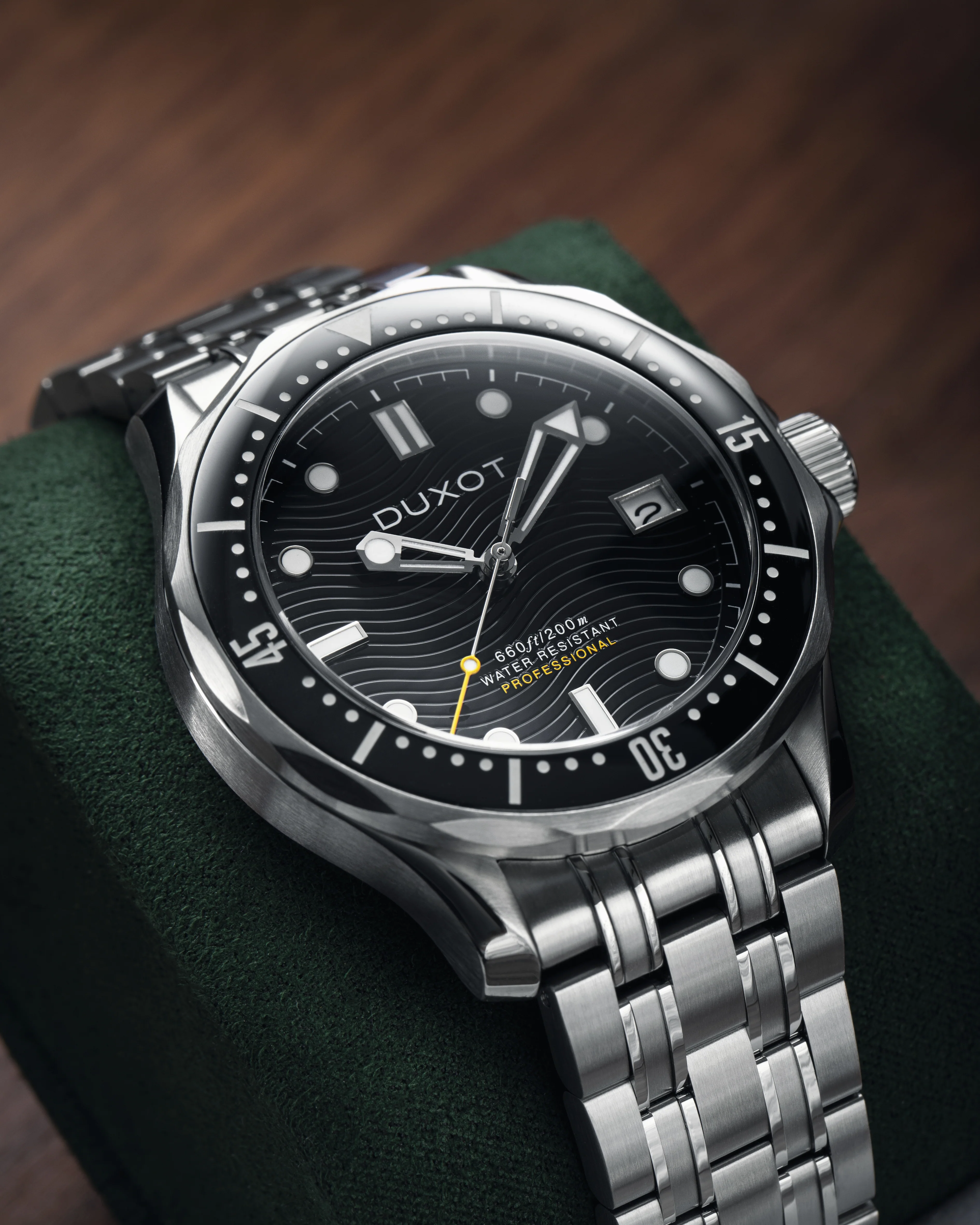 Duxot Men's 41mm Henri Diver Automatic Bracelet Watch - Image 6
