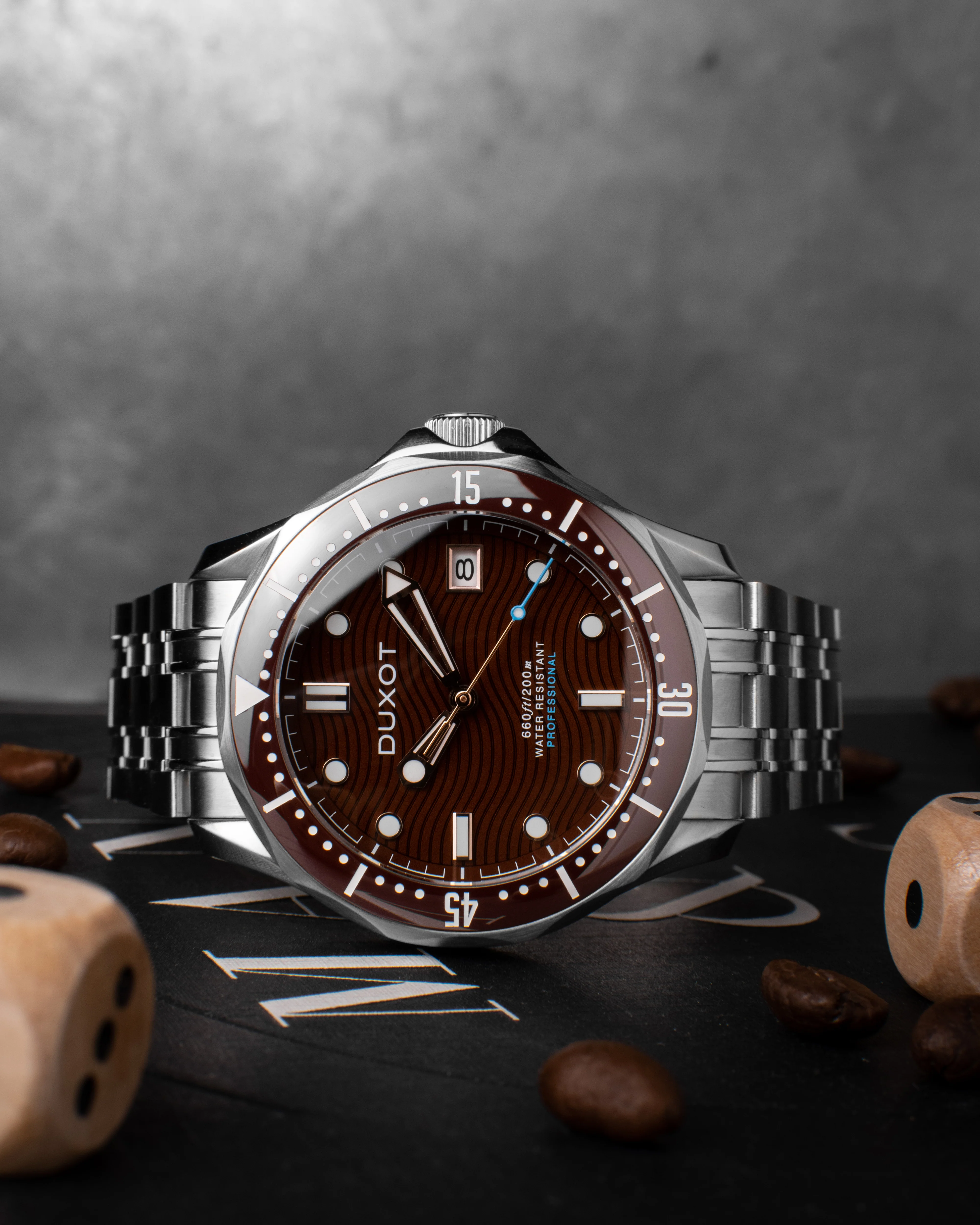 Duxot Men's 41mm Henri Diver Automatic Bracelet Watch - Image 7