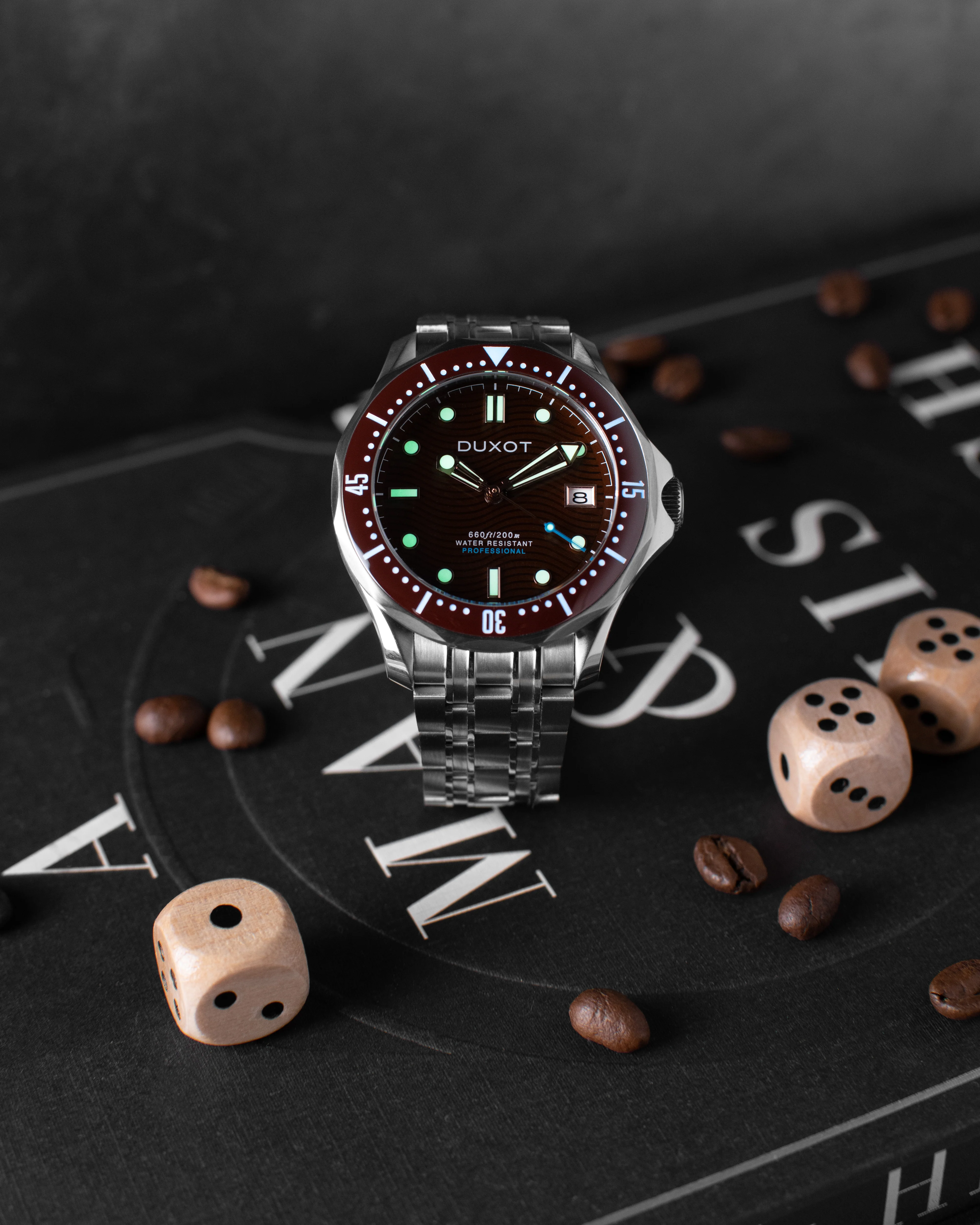 Duxot Men's 41mm Henri Diver Automatic Bracelet Watch - Image 8