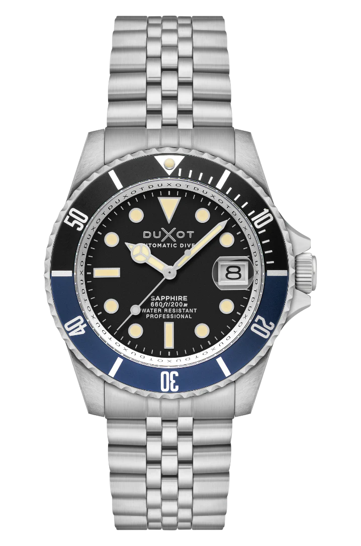 Duxot Men's 42mm Atlantica Diver Automatic Bracelet Watch - Image 2