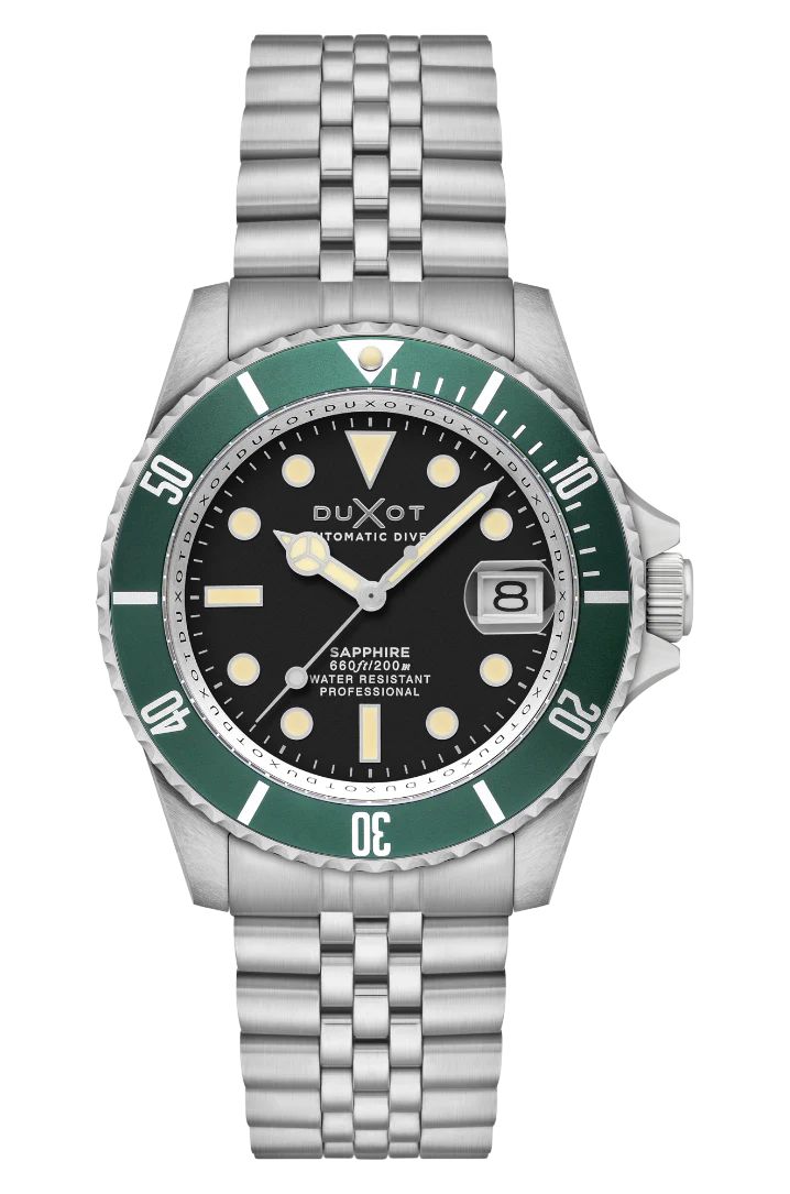 Duxot Men's 42mm Atlantica Diver Automatic Bracelet Watch - Image 3