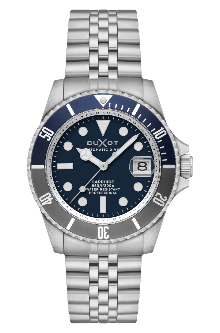 Duxot Men's 42mm Atlantica Diver Automatic Bracelet Watch - Image 4