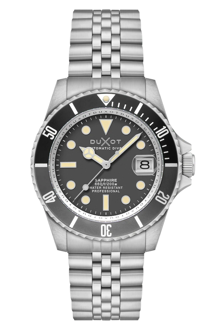 Duxot Men's 42mm Atlantica Diver Automatic Bracelet Watch - Image 5