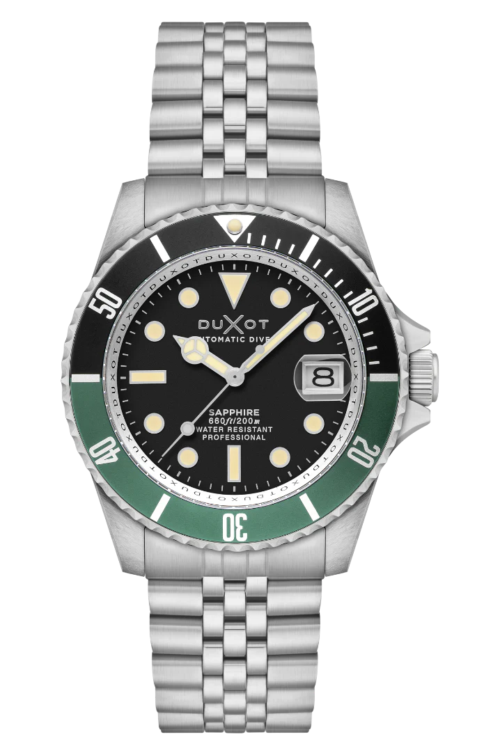 Duxot Men's 42mm Atlantica Diver Automatic Bracelet Watch - Image 6
