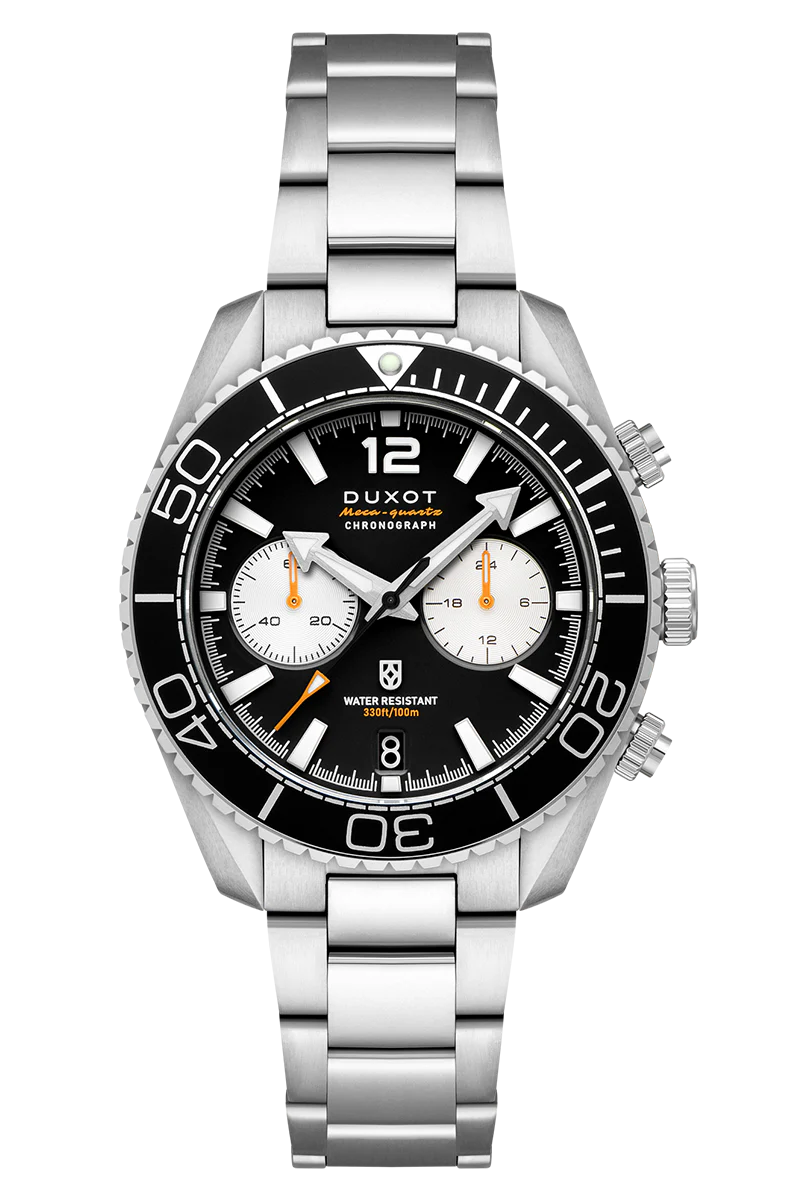 Duxot Men's 42mm Tiburon Quartz Chronograph Bracelet Watch - Image 3
