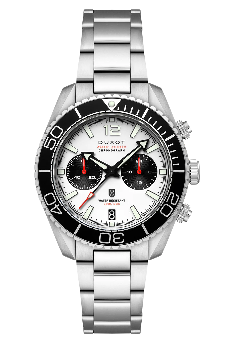 Duxot Men's 42mm Tiburon Quartz Chronograph Bracelet Watch - Image 4