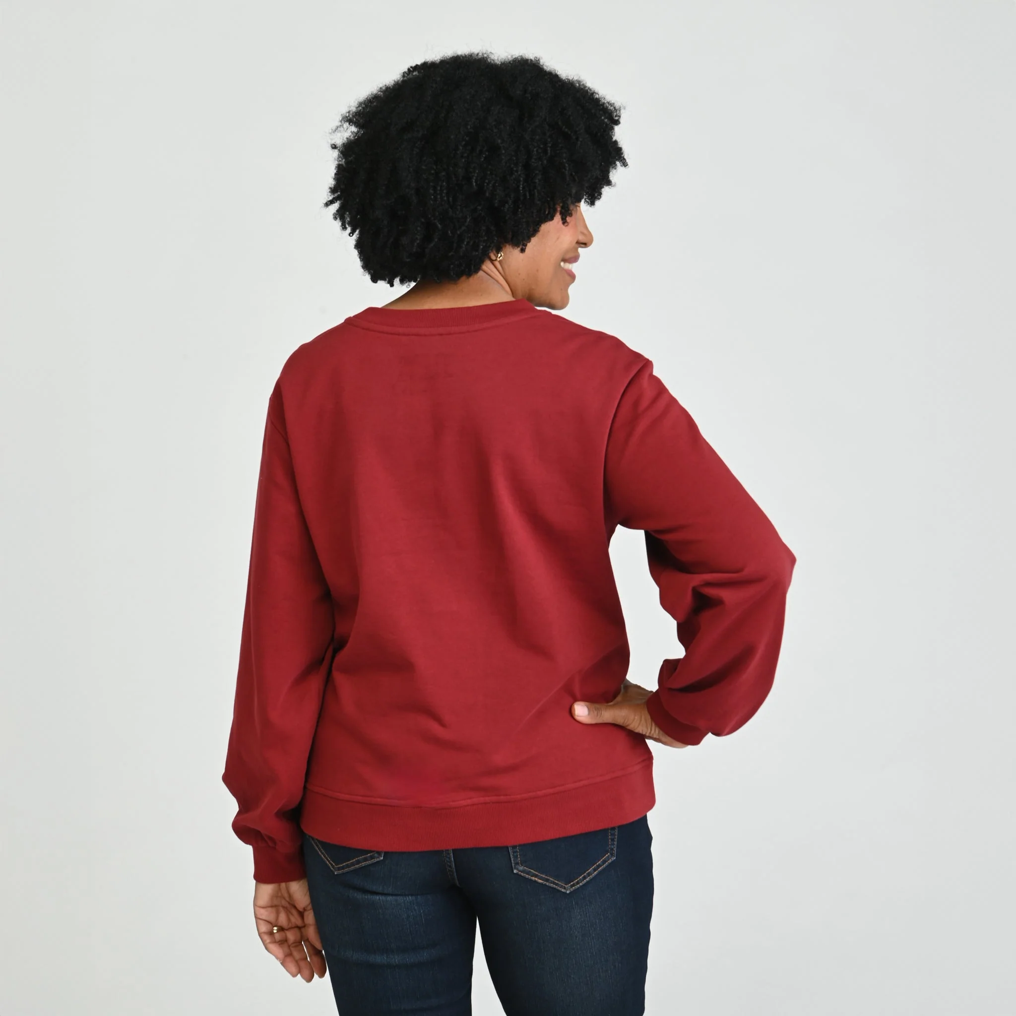 Christopher & Banks Embroidered French Terry Sweatshirt - Image 3