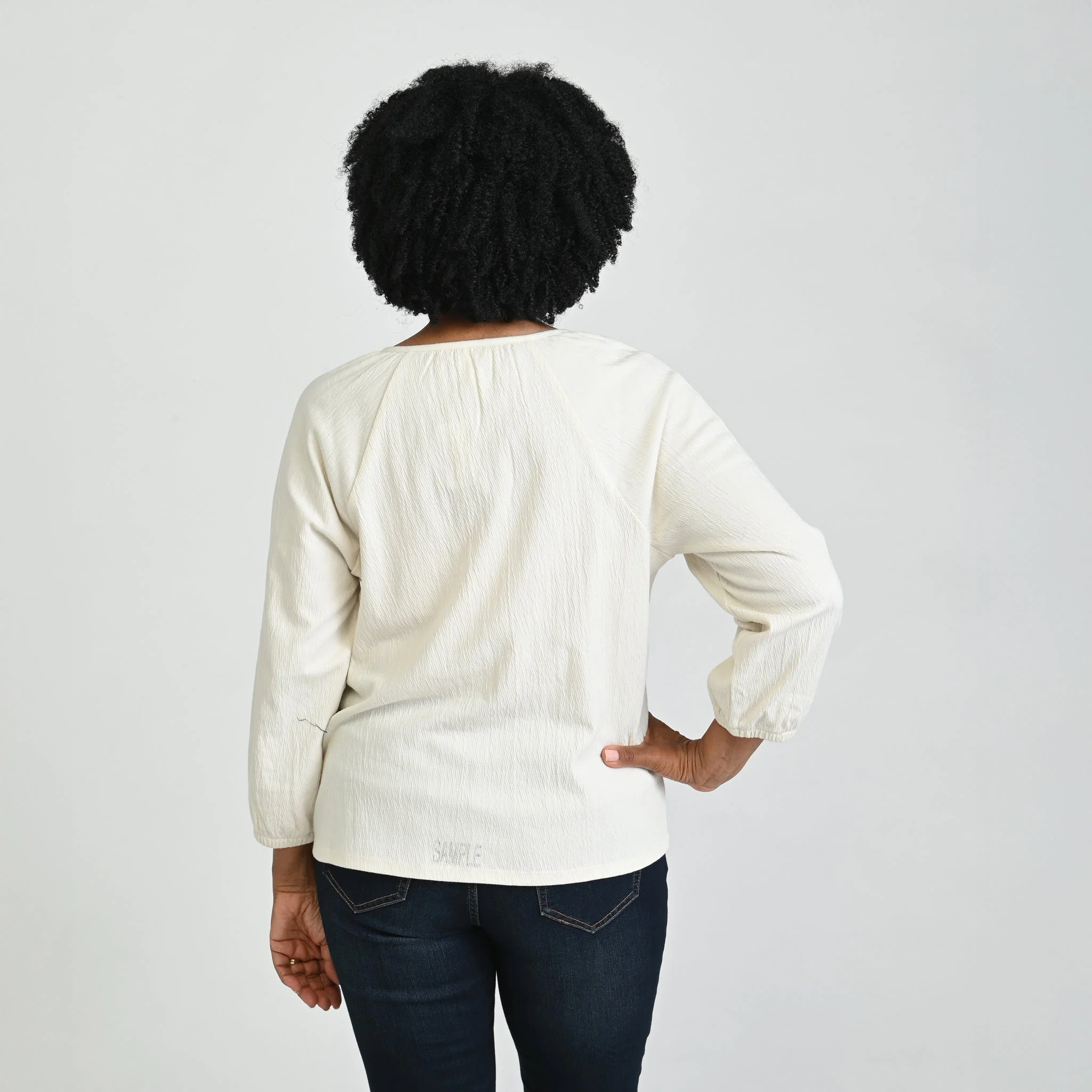Christopher & Banks Embroidered Knit Top - Image 3