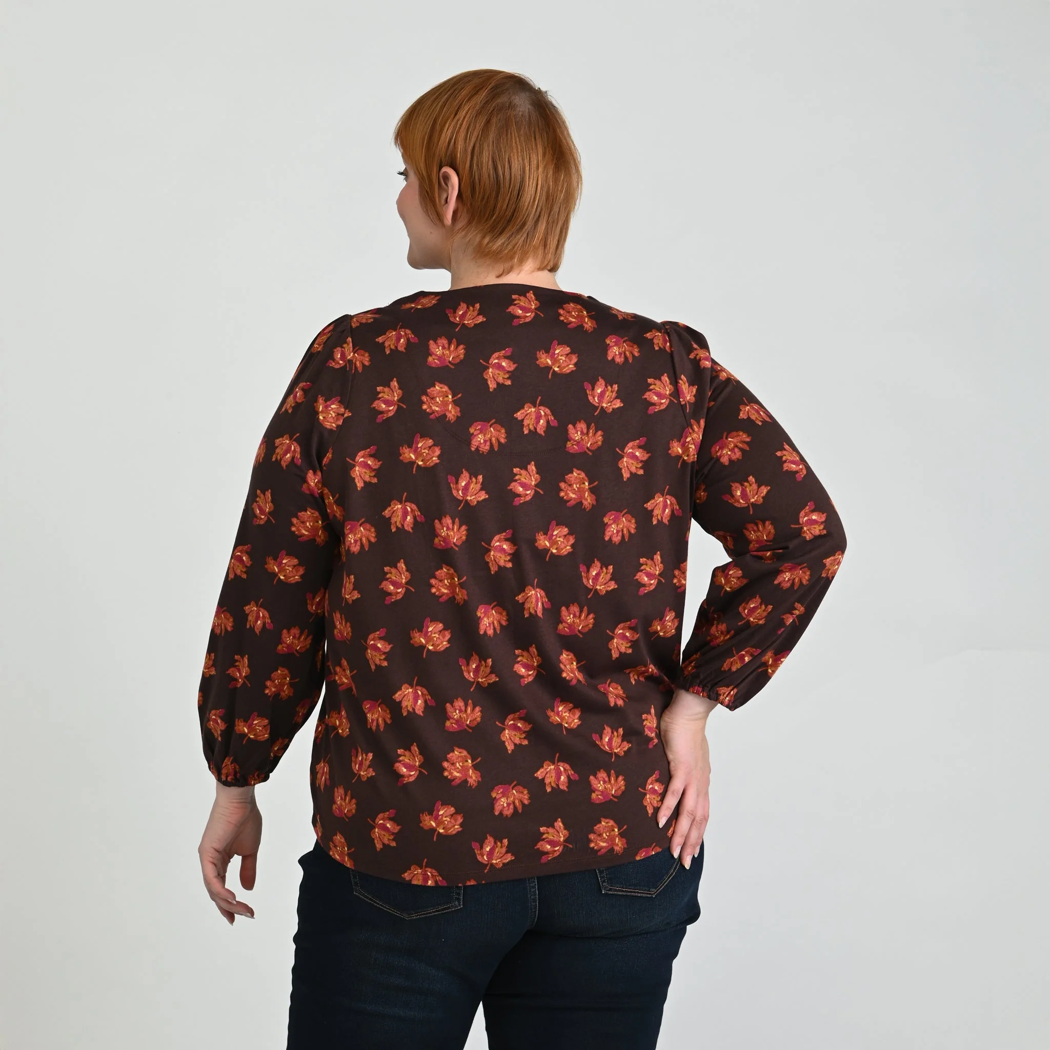 Christopher & Banks Embroidered Tie Neck Peasant Top - Image 10