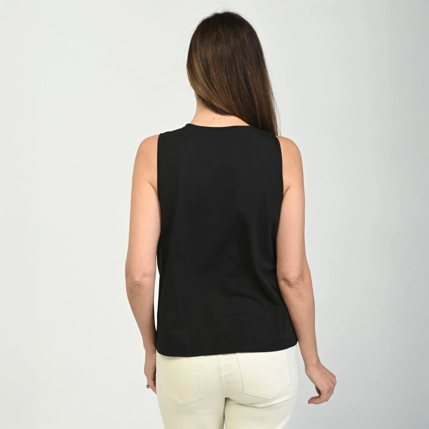 Christopher & Banks Embroidered Yoke Sleeveless Top - Image 3