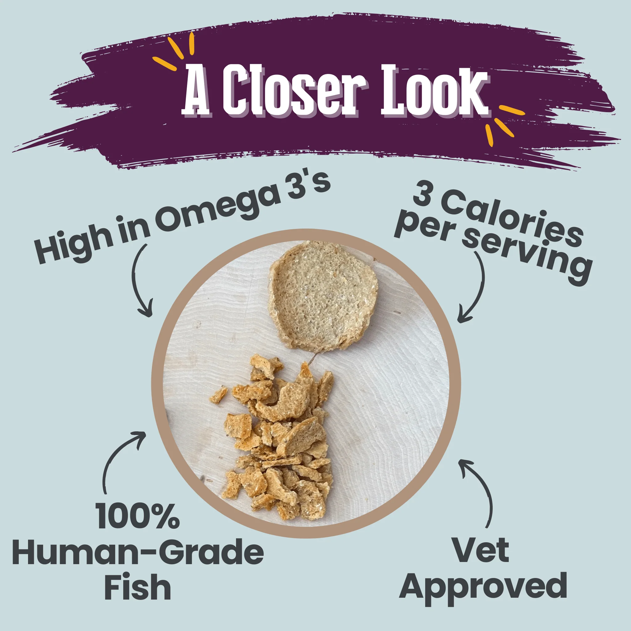 Farm To Pet All-Natural Fish Crumbles Cat Treats - Image 6