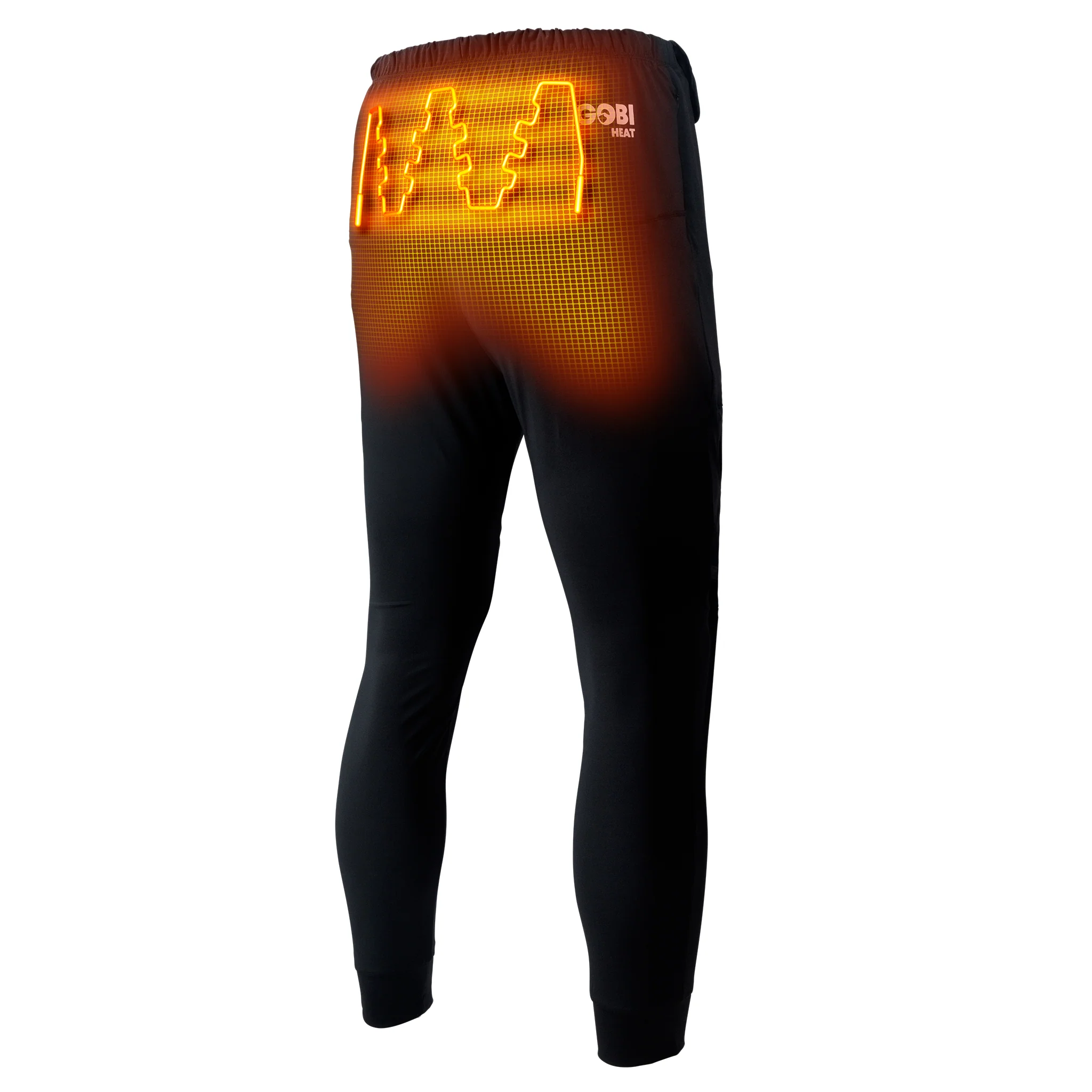 Gobi Heat Men's FlexCore Heated Base Layer Pants with Dual Control - Image 2