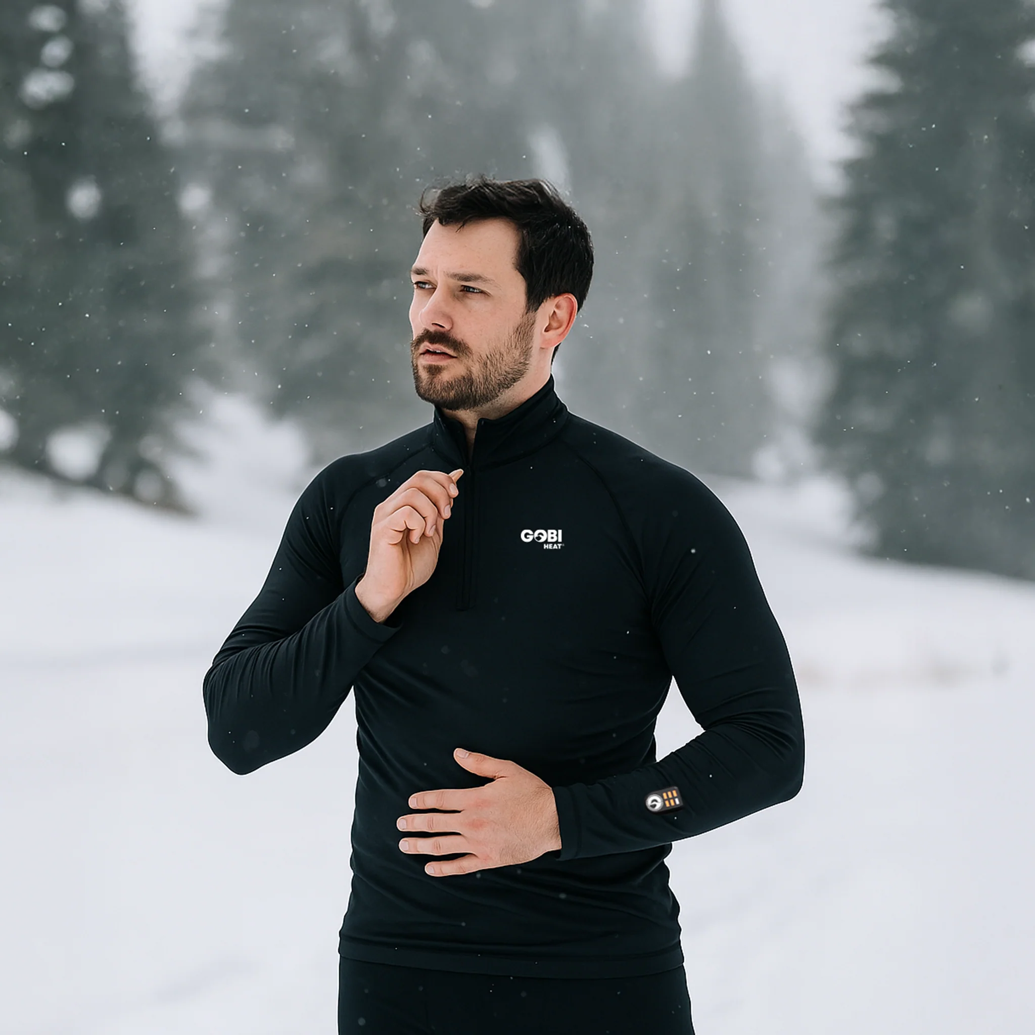 Gobi Heat Men's FlexCore Heated Base Layer Shirt with Dual Control - Image 7