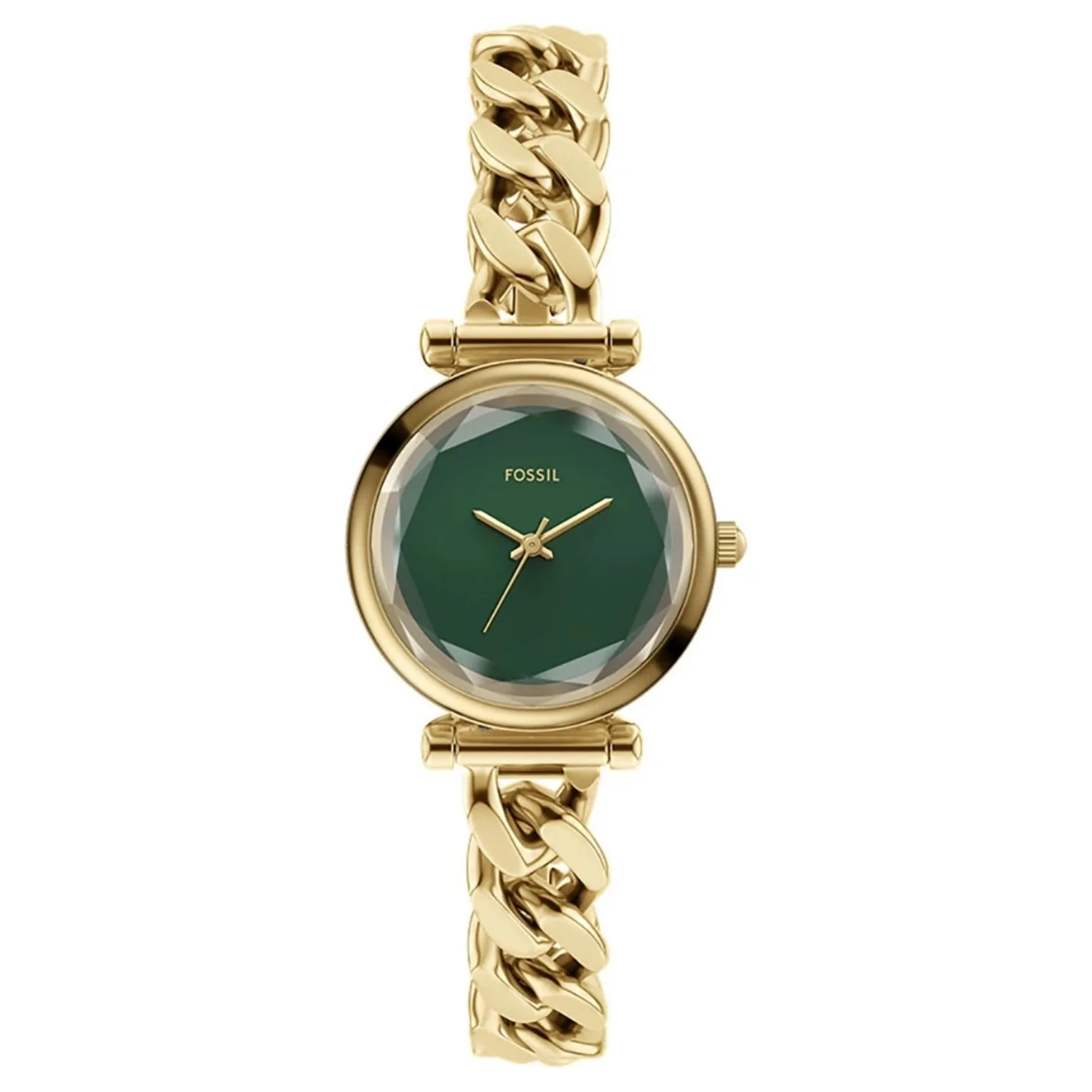 Fossil Women's Carlie 28mm Quartz Minimalist Dial Curb Link Bracelet Watch - Image 2