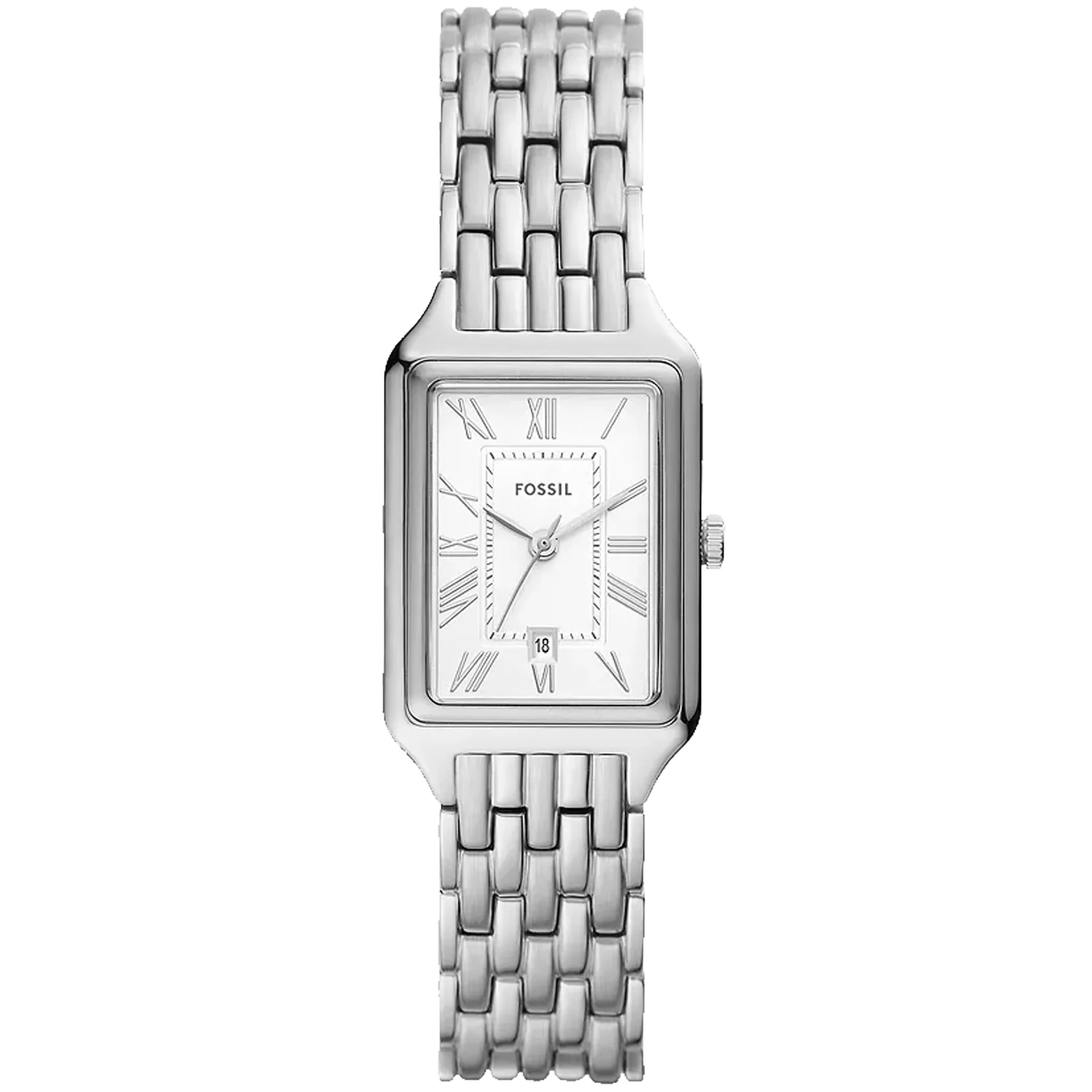 Fossil Women's Raquel 23mm Quartz Date Rectangle Bracelet Watch - Image 2