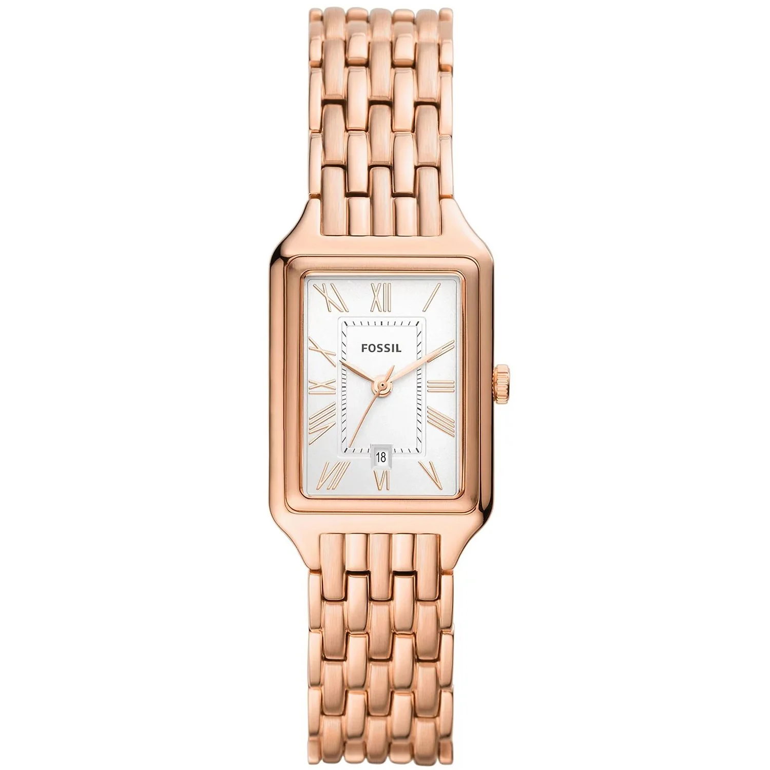 Fossil Women's Raquel 23mm Quartz Date Rectangle Bracelet Watch - Image 3