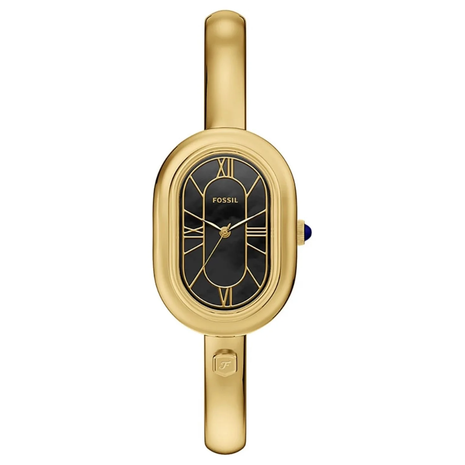 Fossil Women's Sloan 25mm Quartz Rounded Rectangle Cuff Bracelet Watch - Image 2