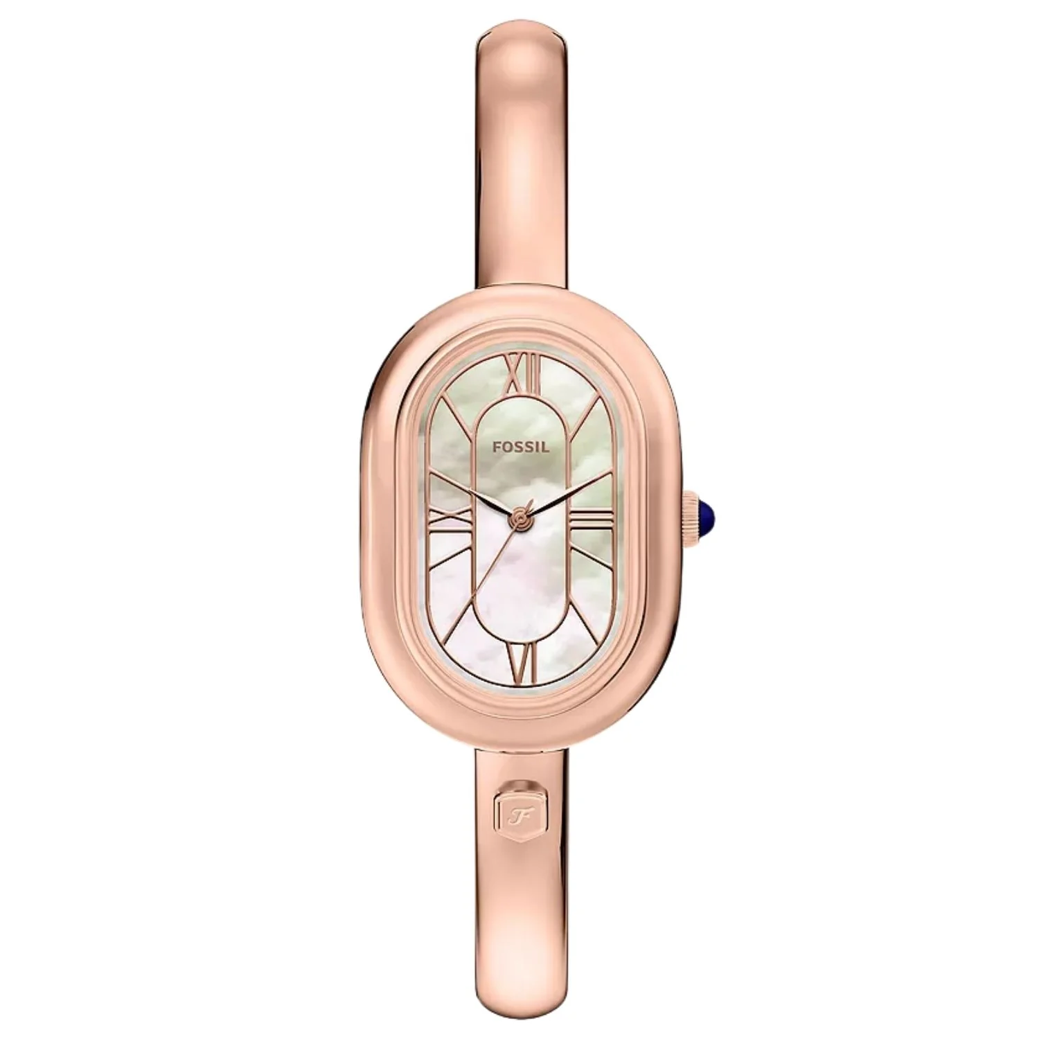 Fossil Women's Sloan 25mm Quartz Rounded Rectangle Cuff Bracelet Watch - Image 3