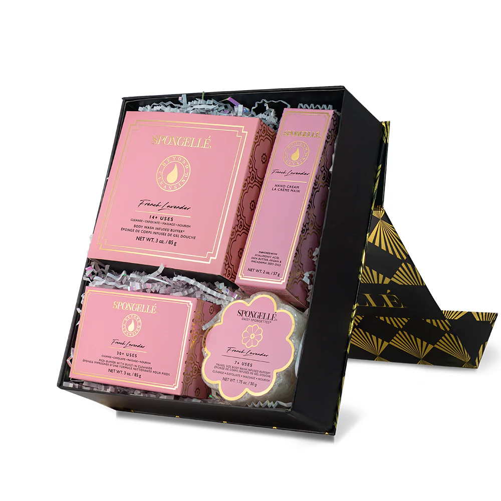 Spongellé French Lavender Daisy Gift Set - Image 3