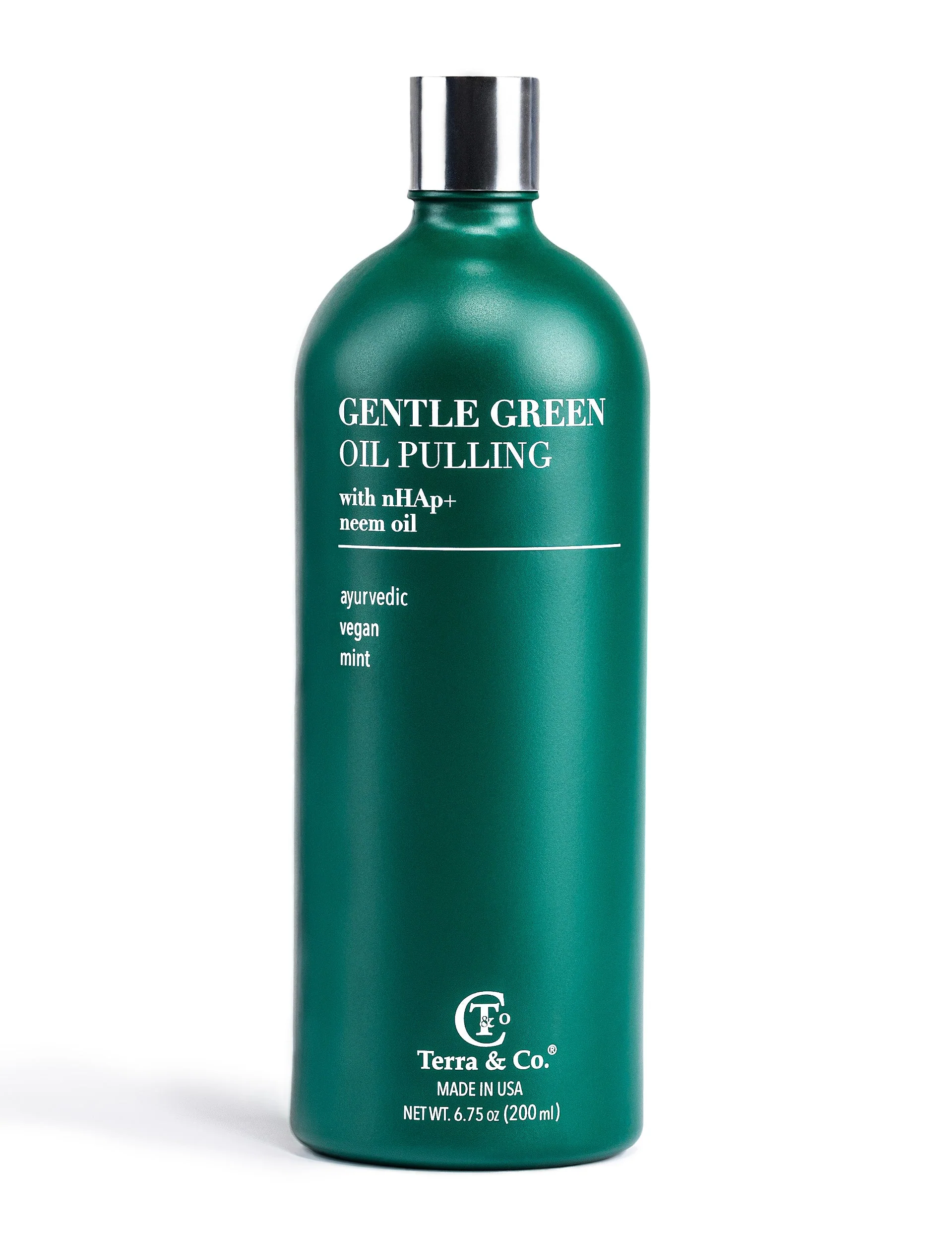 Terra & Co. Gentle Green Enamel Support & Gum Health Oil Pulling Mouthwash - Image 7