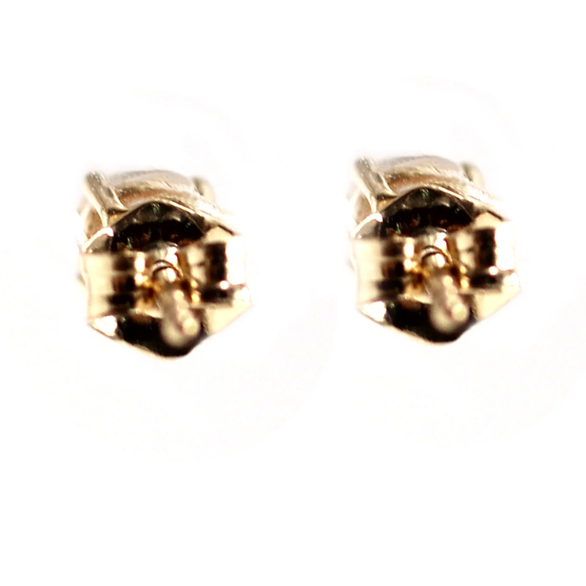 Gilded Lane 10K Gold 4mm Round Gemstone Stud Earrings - Image 23