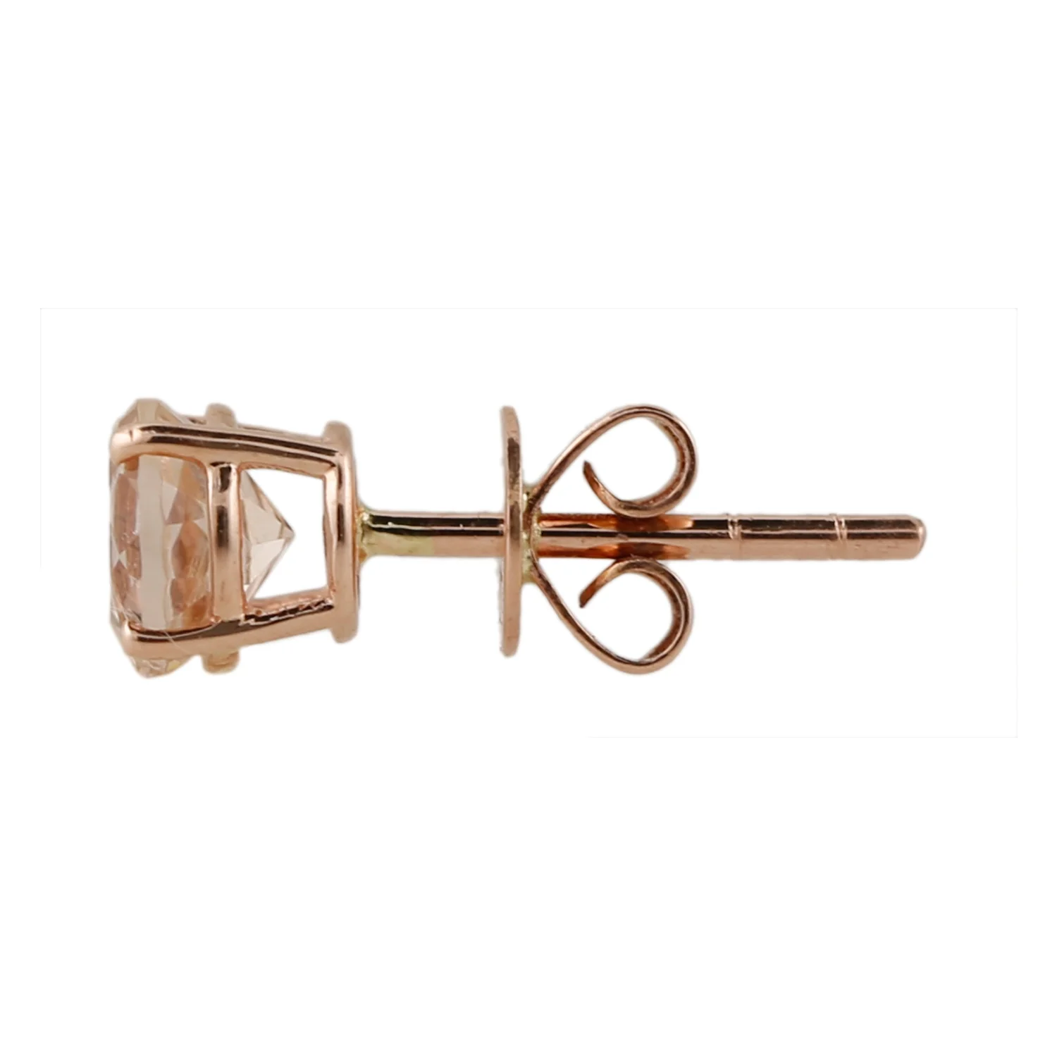 Gilded Lane 10K Gold 5mm Round Gemstone Stud Earrings - Image 8