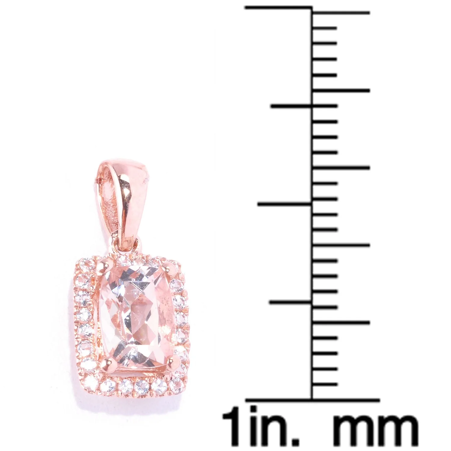 Gilded Lane 10K Gold Choice of Shape Gem & Diamond Pendant with Chain - Image 7