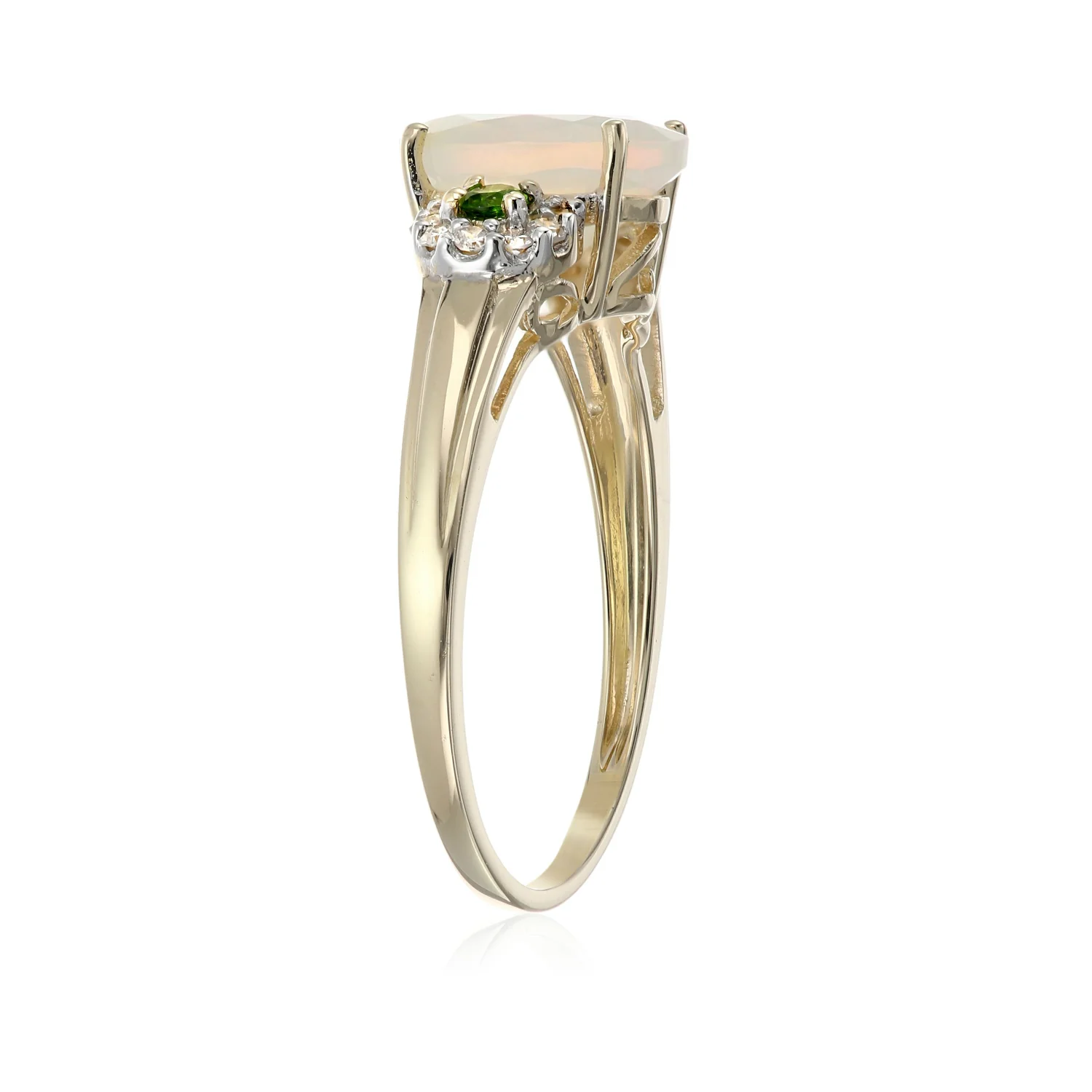 Gilded Lane 10K Gold Ethiopian Opal & Exotic Gemstone Ring - Image 4