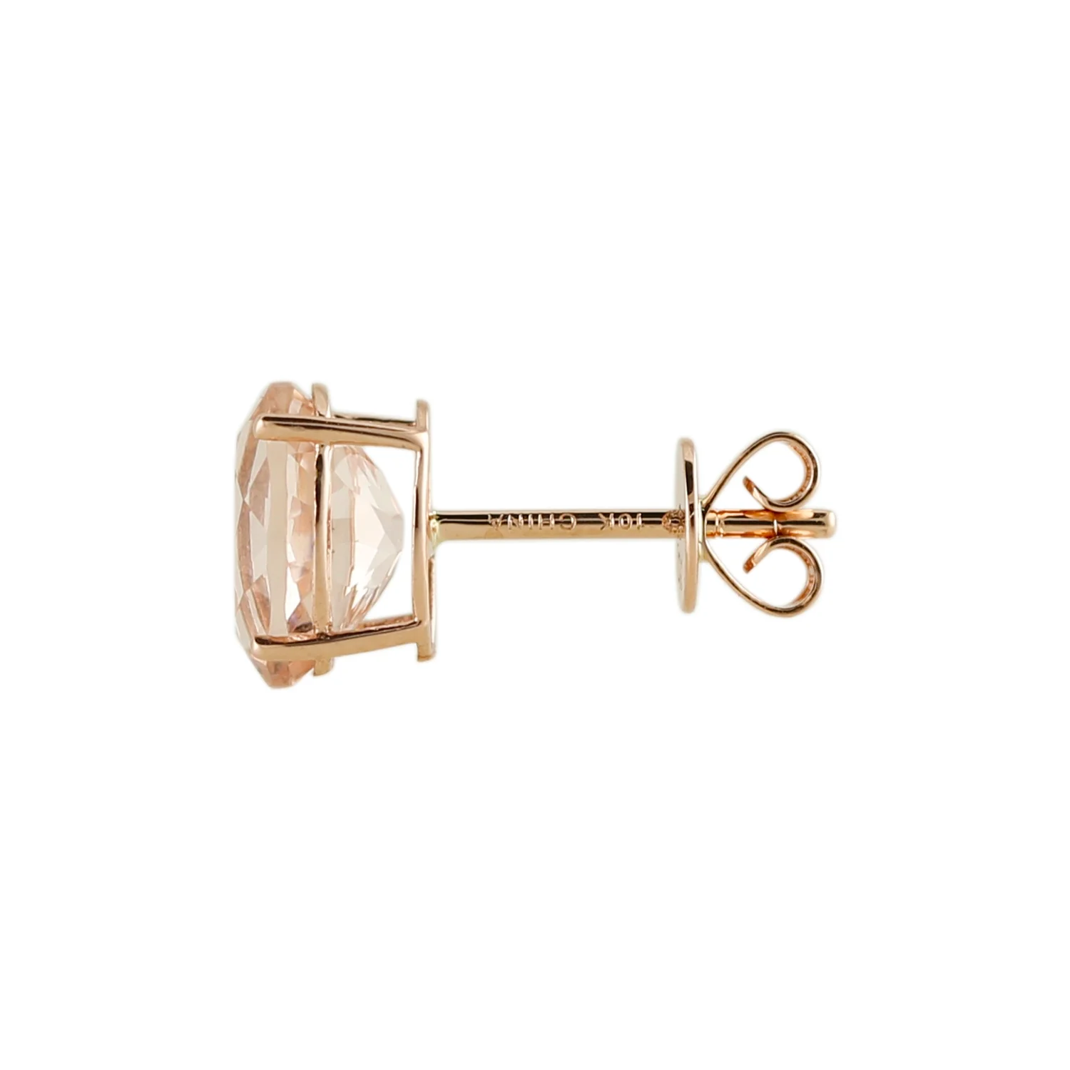 Gilded Lane 14K Gold 4mm Round Gemstone Stud Earrings - Image 7