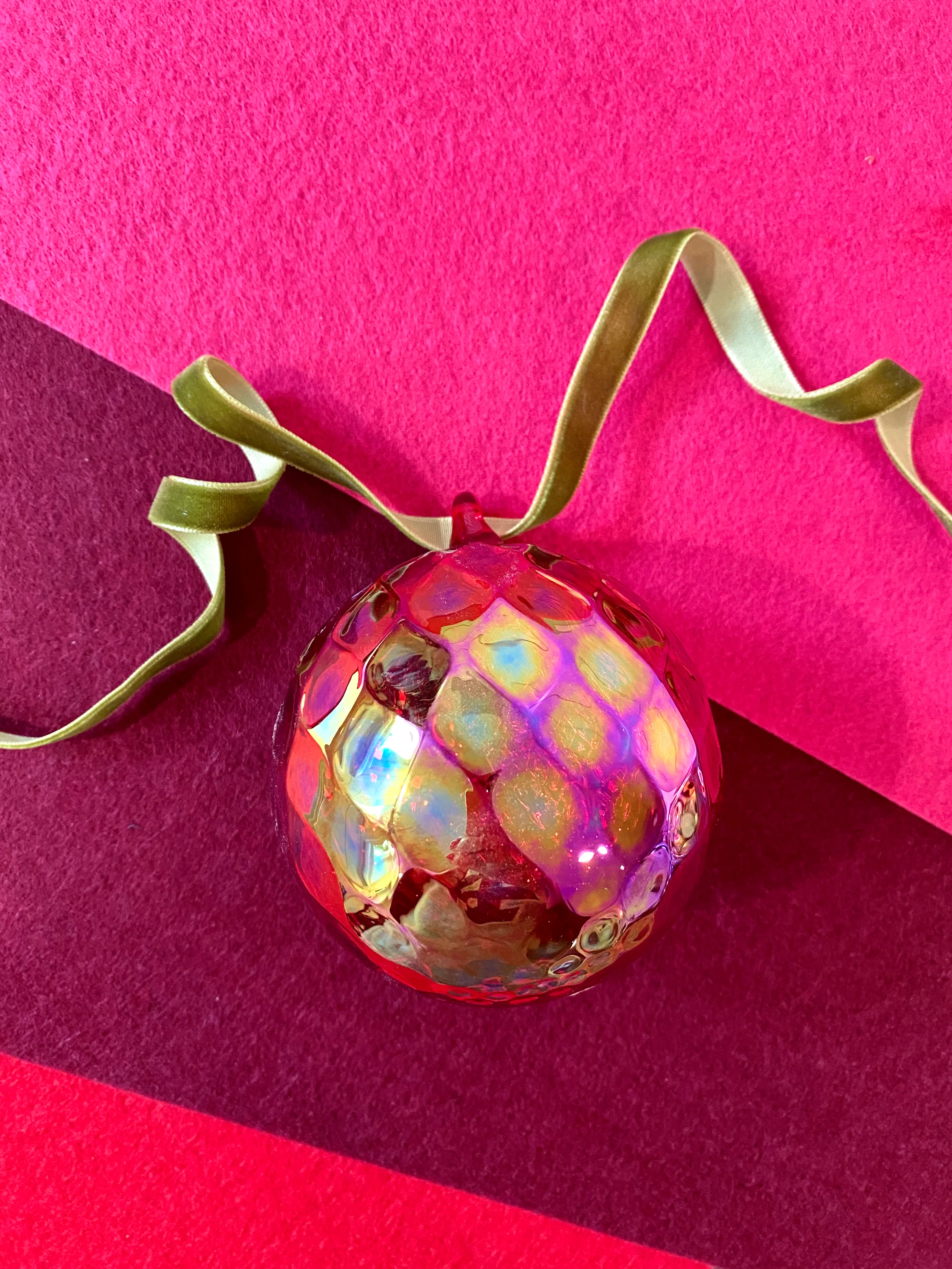 Glass Eye Studio Choice of Handblown Glass Birthstone Ornament - Image 13