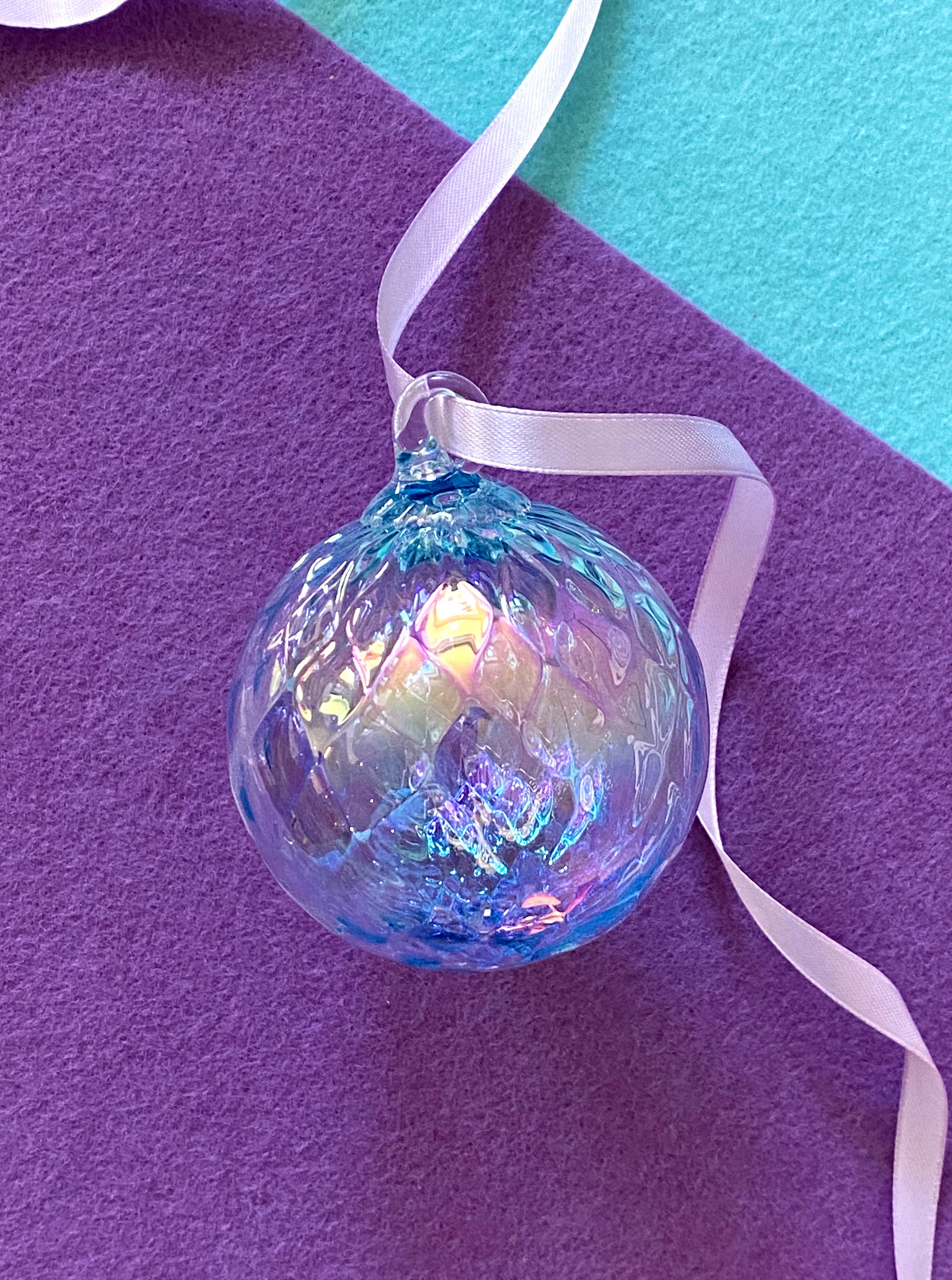 Glass Eye Studio Choice of Handblown Glass Birthstone Ornament - Image 15