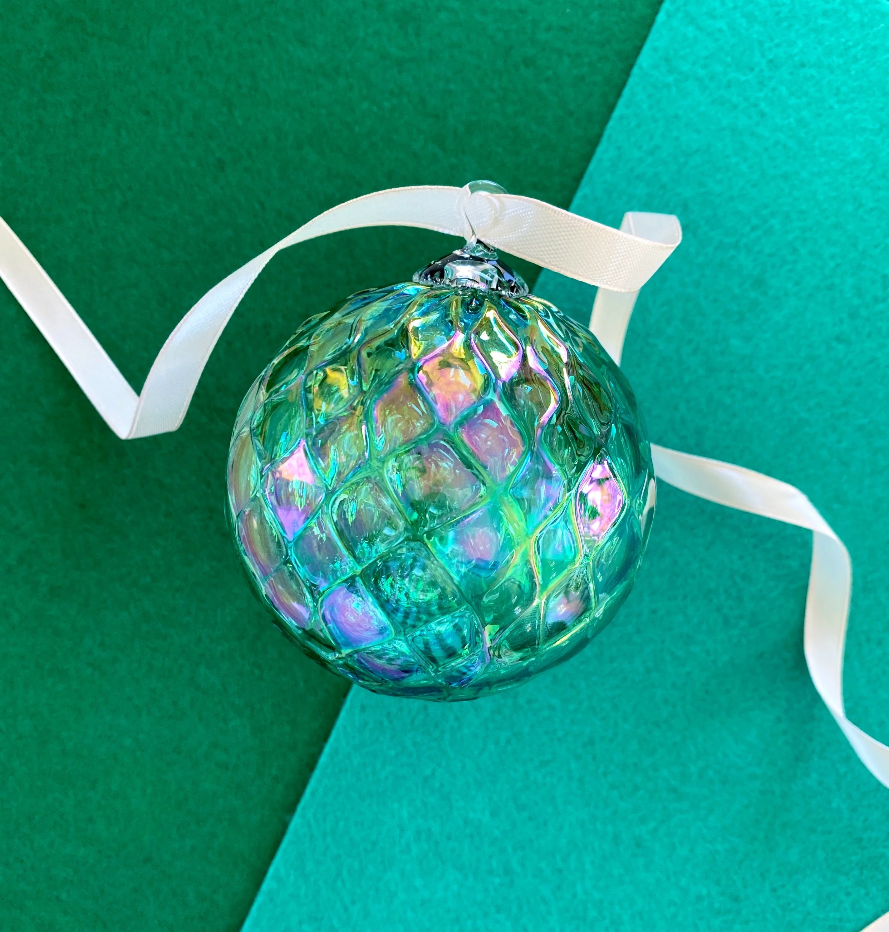 Glass Eye Studio Choice of Handblown Glass Birthstone Ornament - Image 16