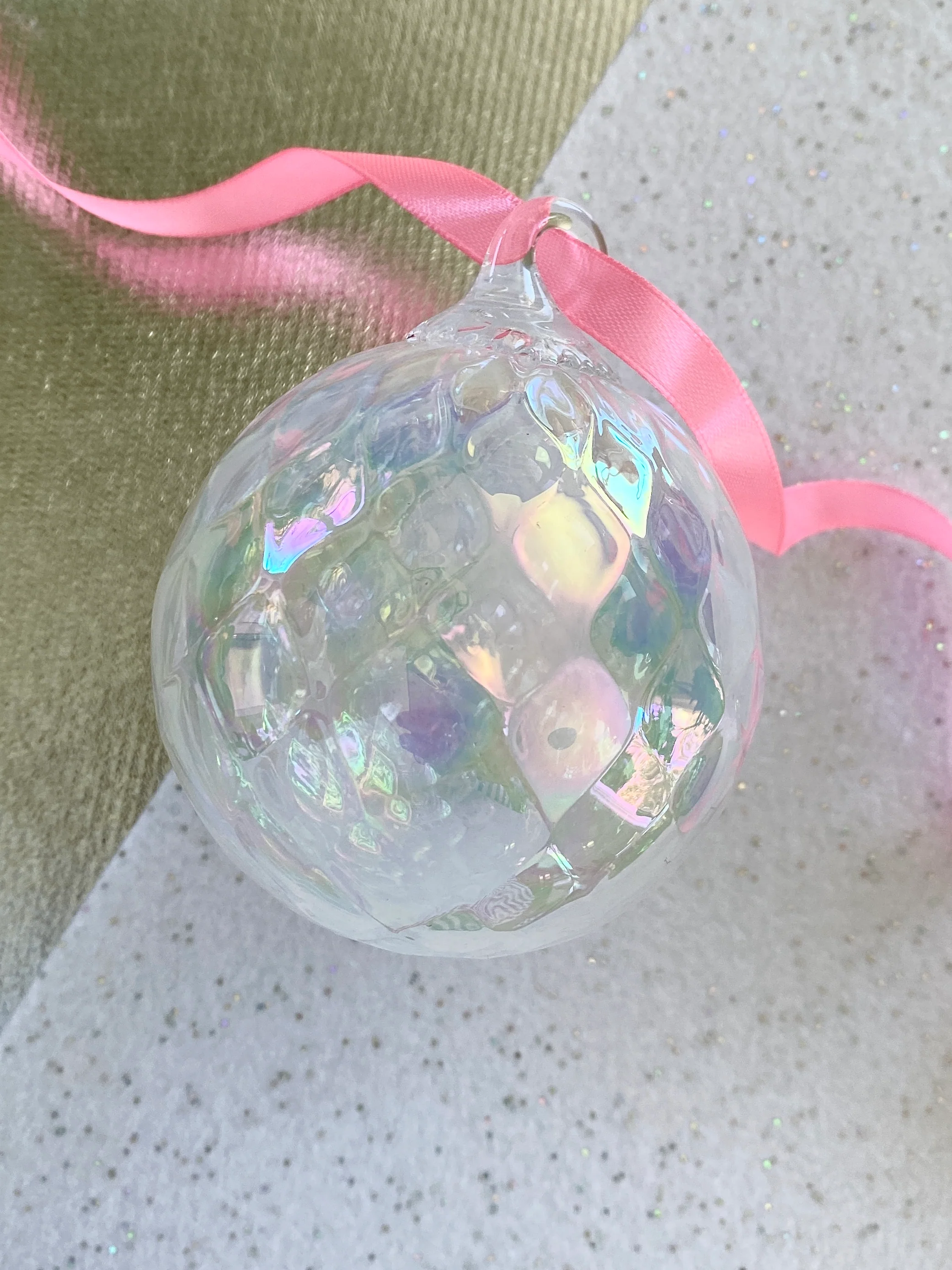 Glass Eye Studio Choice of Handblown Glass Birthstone Ornament - Image 18