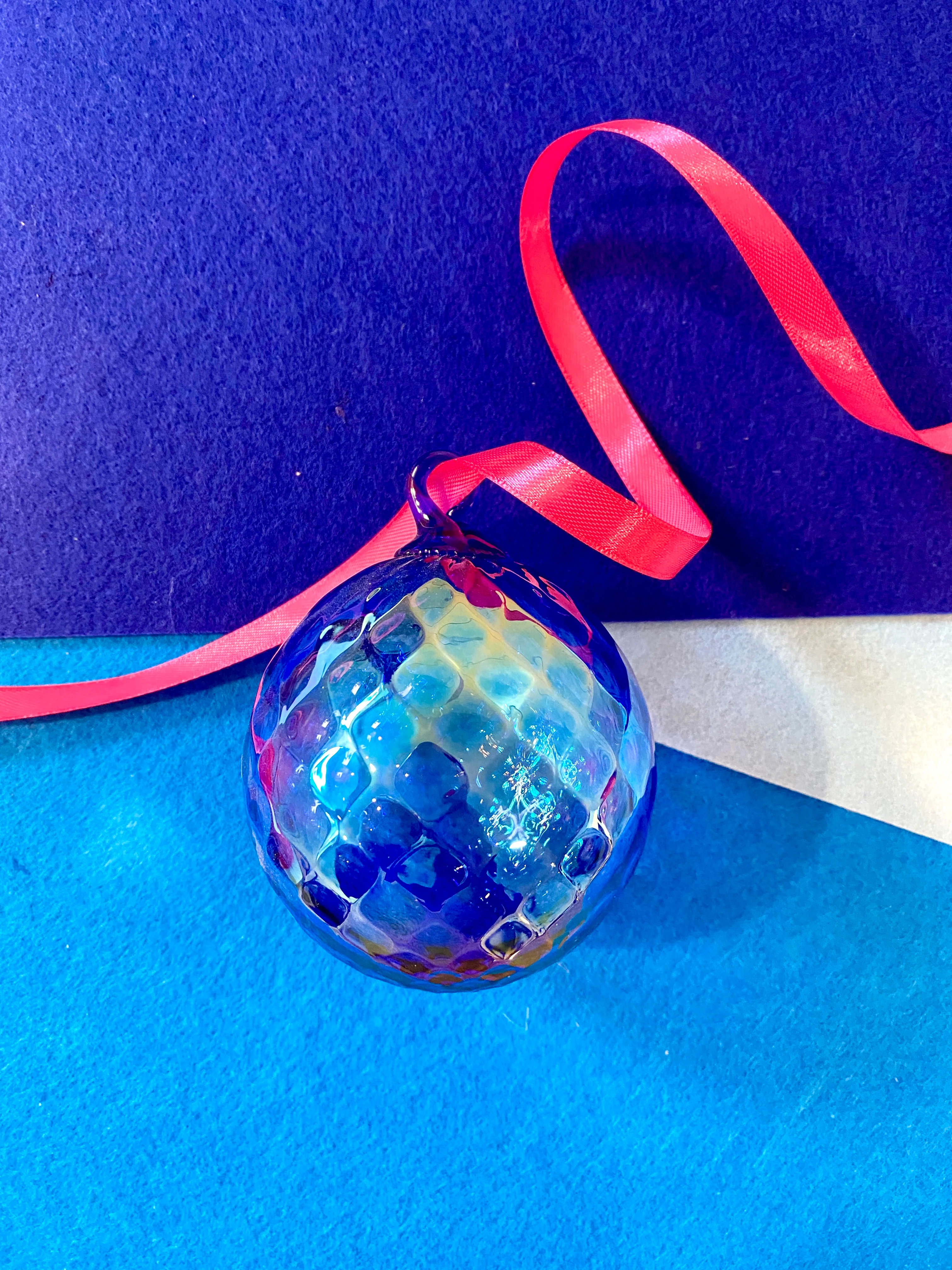 Glass Eye Studio Choice of Handblown Glass Birthstone Ornament - Image 21