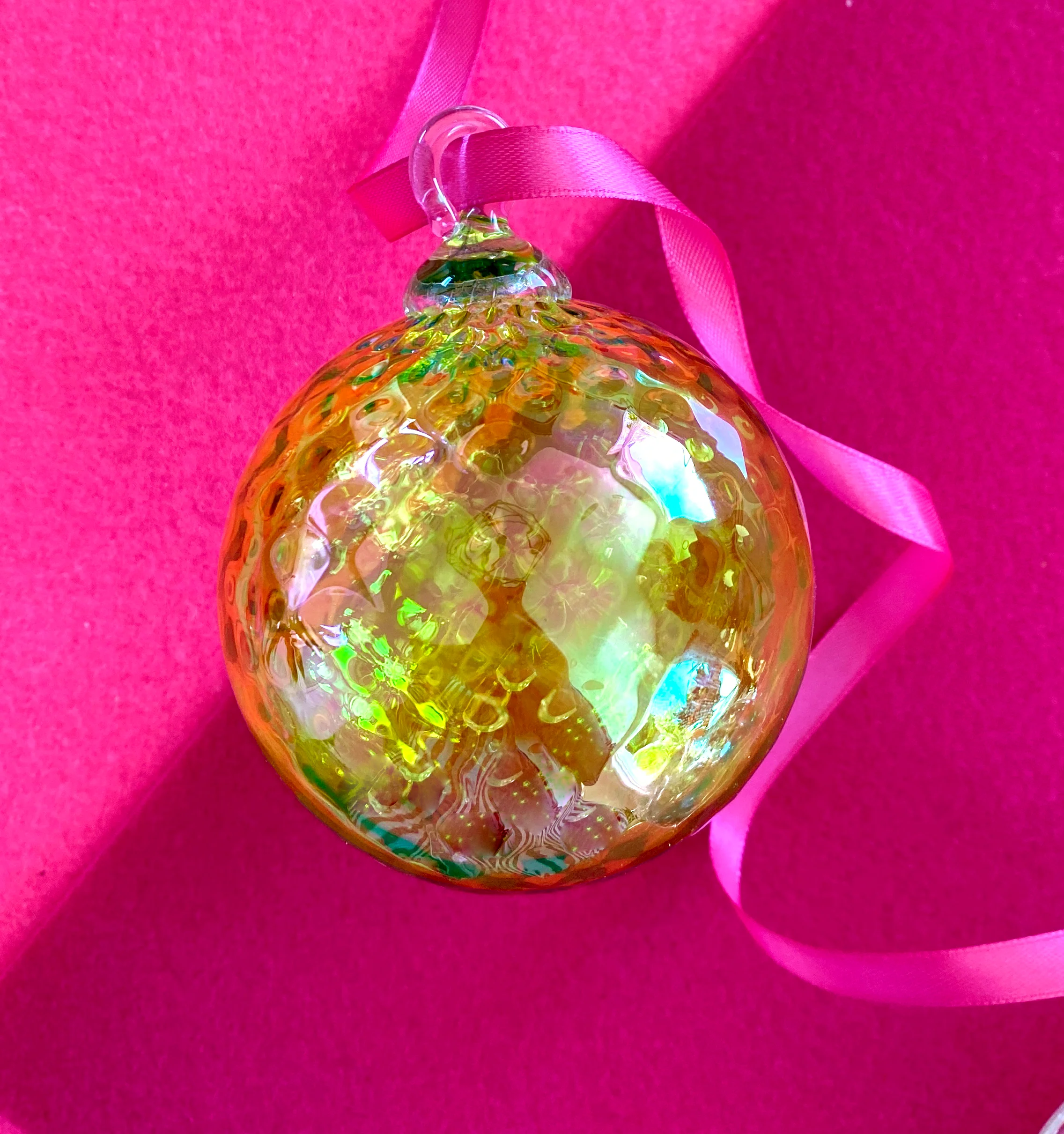 Glass Eye Studio Choice of Handblown Glass Birthstone Ornament - Image 22