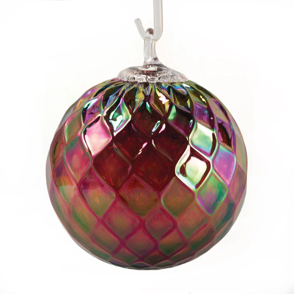 Glass Eye Studio Choice of Handblown Glass Birthstone Ornament - Image 25