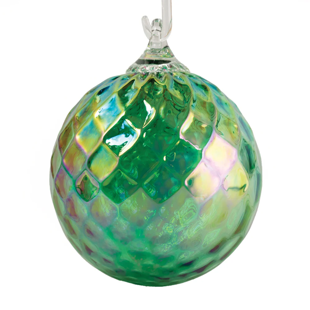 Glass Eye Studio Choice of Handblown Glass Birthstone Ornament - Image 29