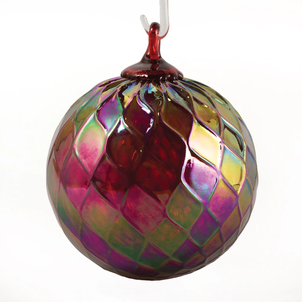 Glass Eye Studio Choice of Handblown Glass Birthstone Ornament - Image 31