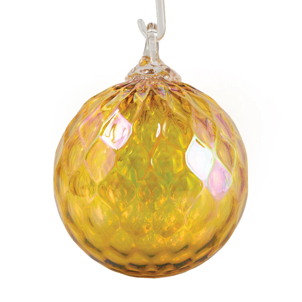 Glass Eye Studio Choice of Handblown Glass Birthstone Ornament - Image 35