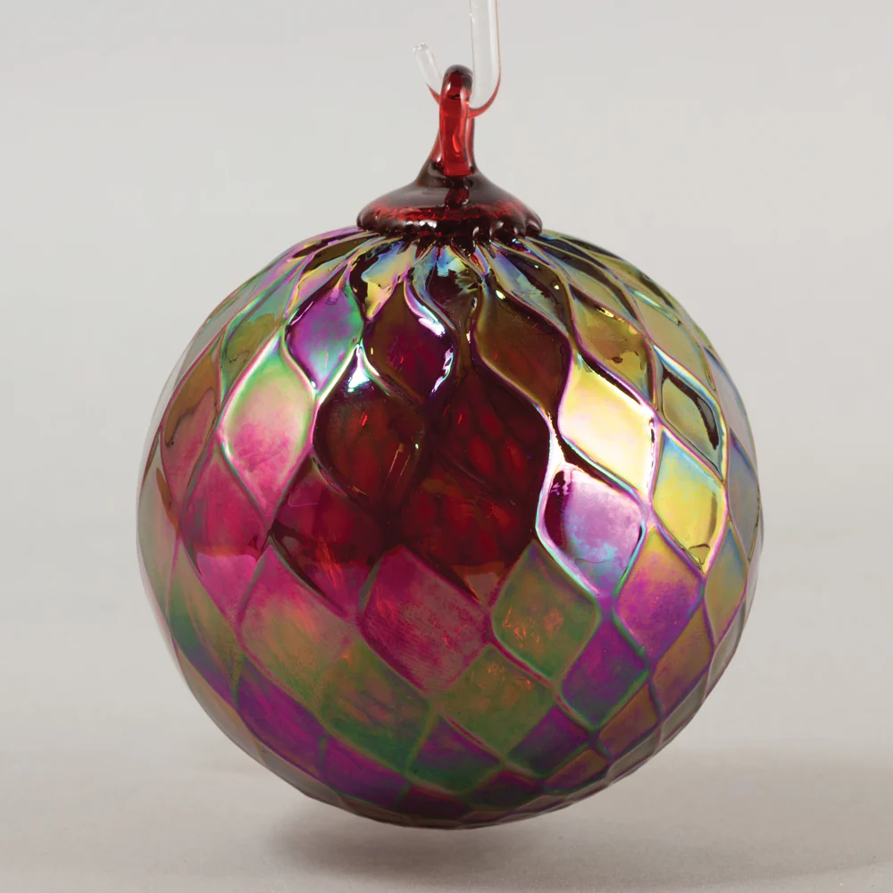 Glass Eye Studio Choice of Handblown Glass Birthstone Ornament - Image 7