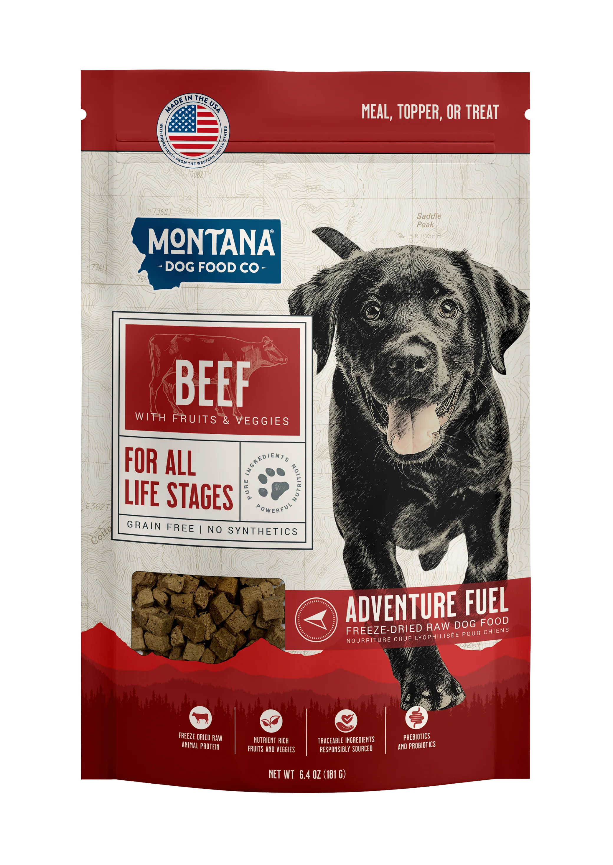 Montana Dog Food Co Grain-Free Beef Freeze-Dried Adventure Fuel Dog Food - Image 2