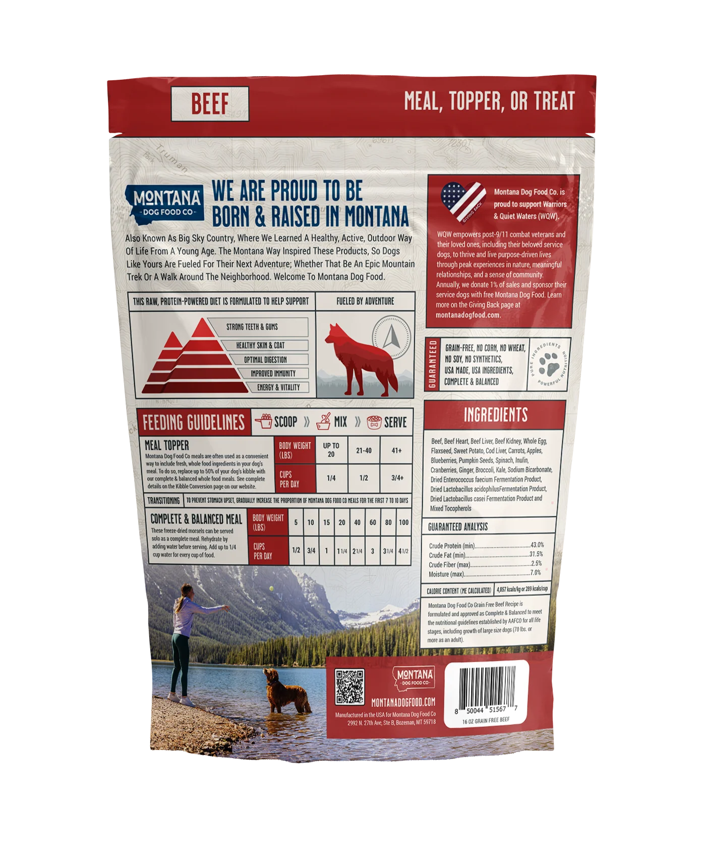 Montana Dog Food Co Grain-Free Beef Freeze-Dried Adventure Fuel Dog Food - Image 3