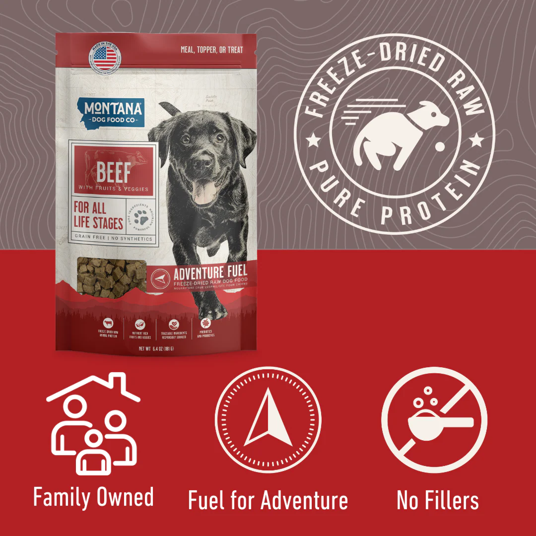 Montana Dog Food Co Grain-Free Beef Freeze-Dried Adventure Fuel Dog Food - Image 4
